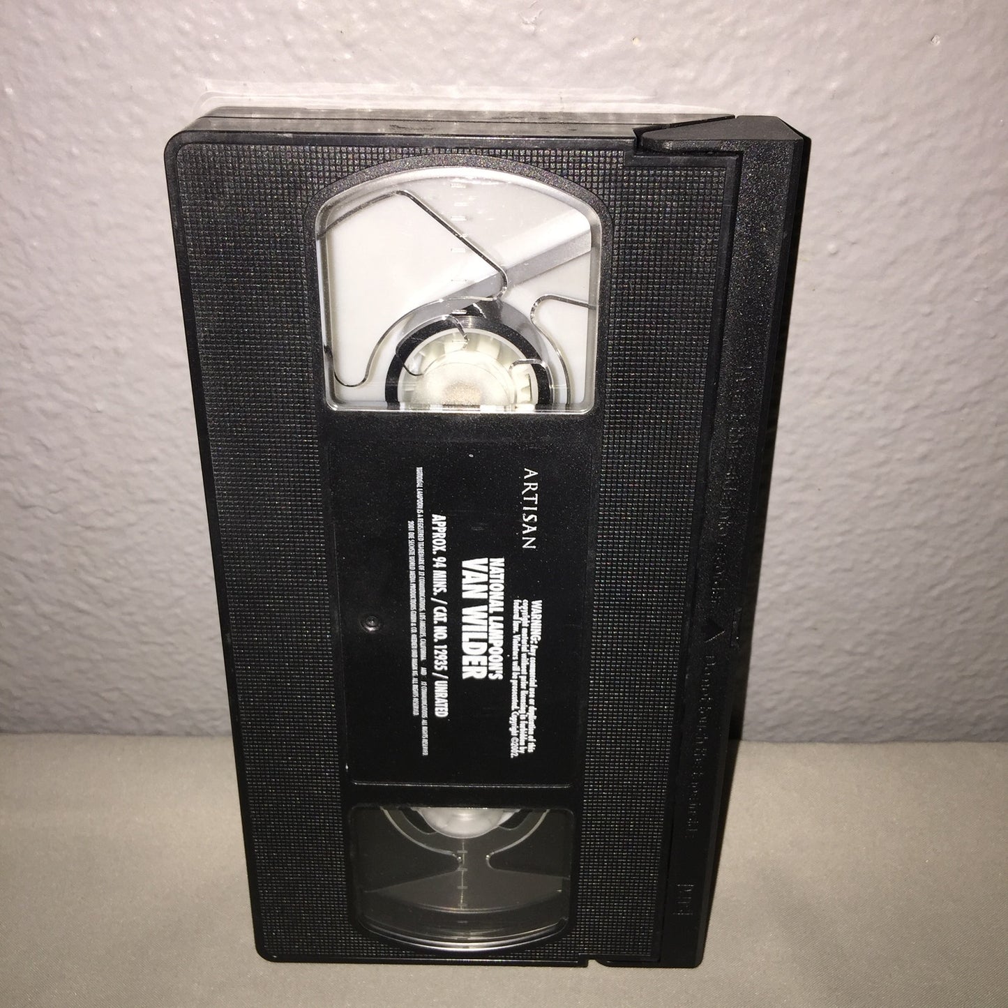 Vhs Used Van Wilder Tape Blockbuster Pre-Viewed Version Ryan Reynolds Artisan