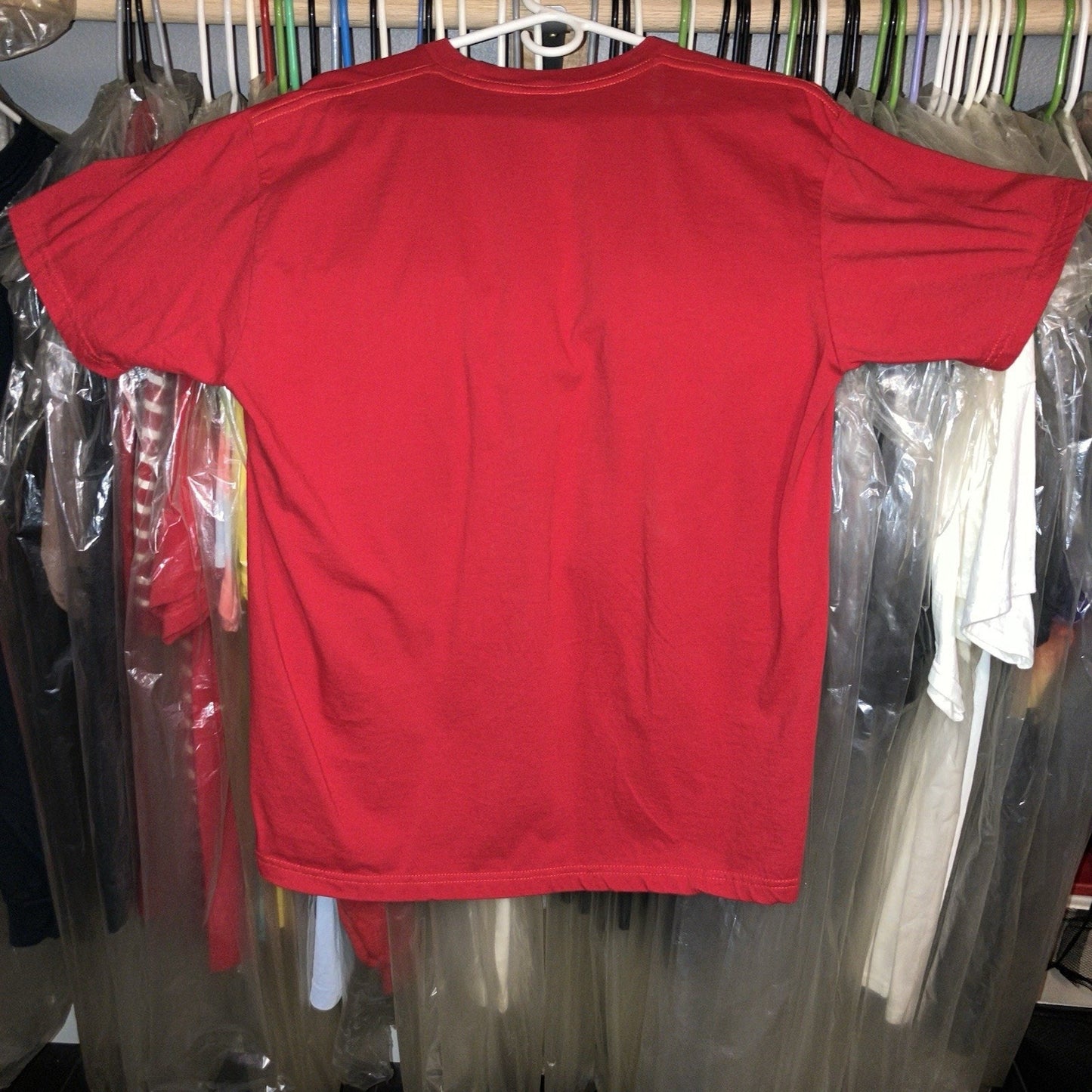 Supreme Chrome Logo Red Large T Shirt Great Condition Near Perfect Worn Twice