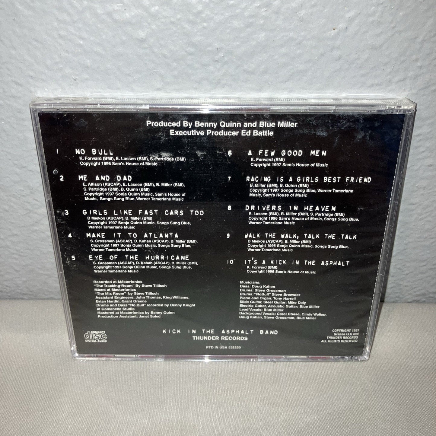 Cd Sealed New Rolling Thunder Band Kick In The Asphalt Country Rock Various