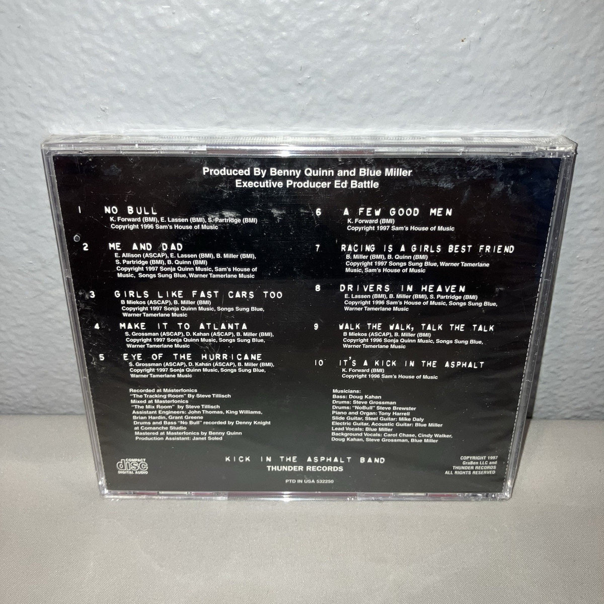 Cd Sealed New Nwt Rolling Thunder Band Kick In The Asphalt Country Rock Various