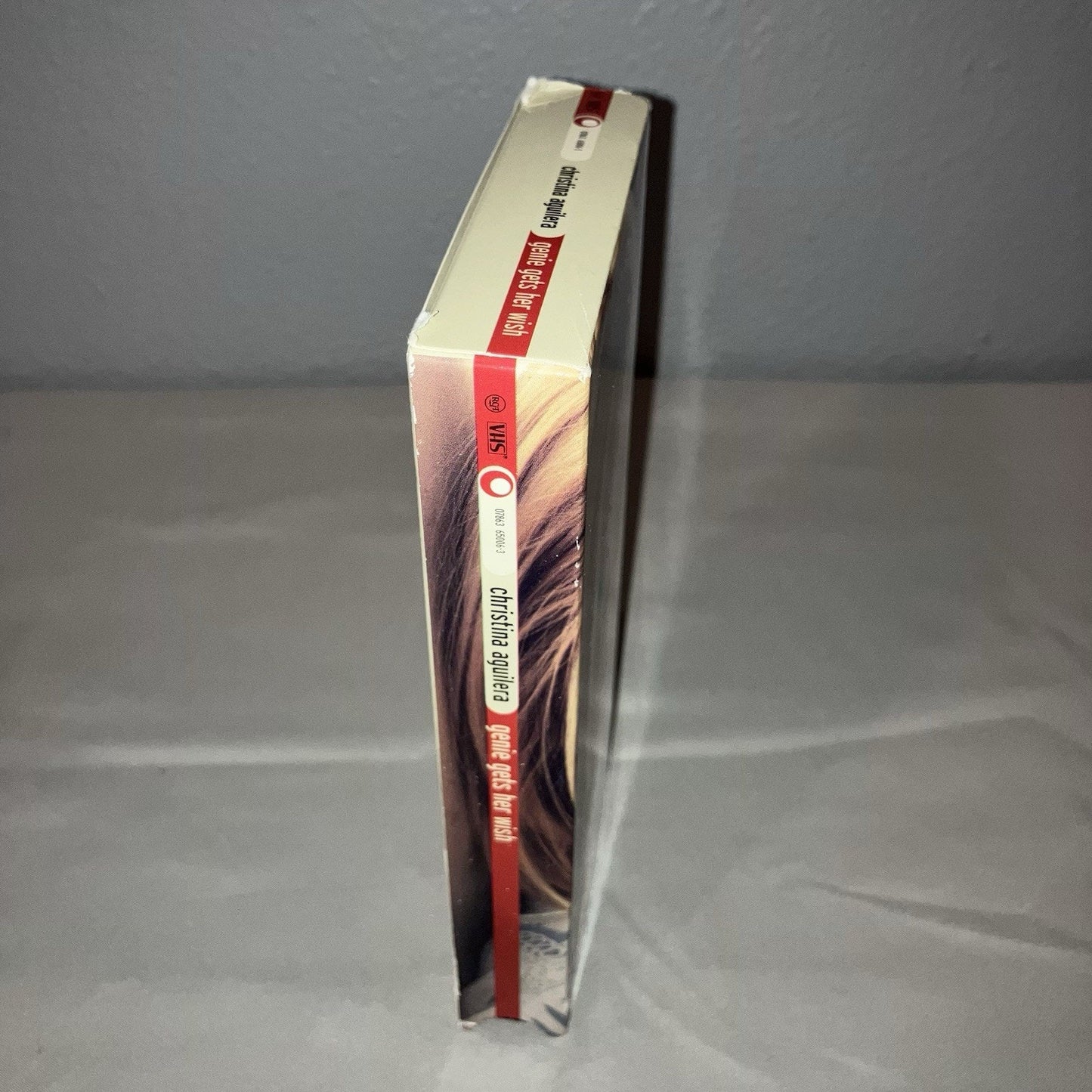 Vhs Used Christina Aguilera Genie Gets Her Wish Works Plus Includes Mini Poster