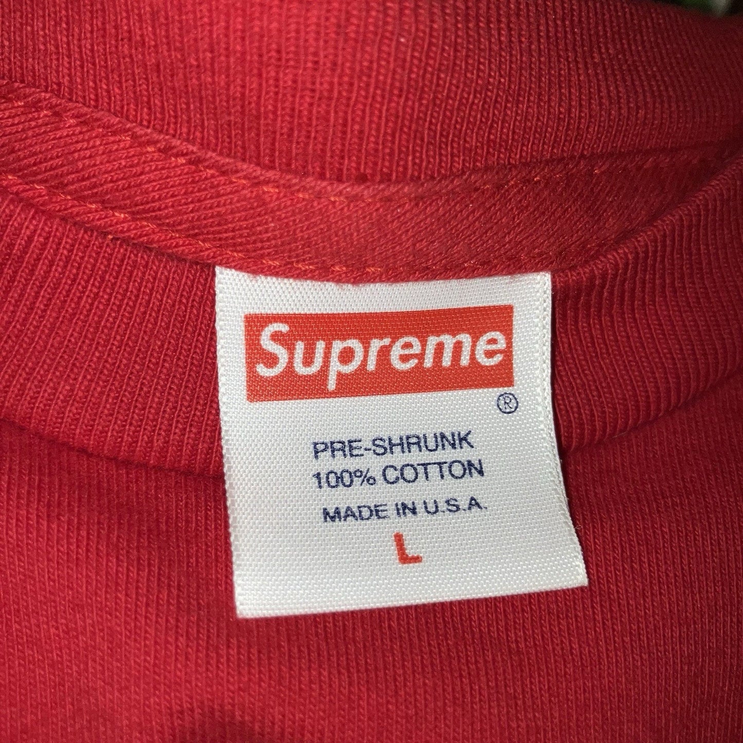 Supreme Chrome Logo Red Large T Shirt Great Condition Near Perfect Worn Twice