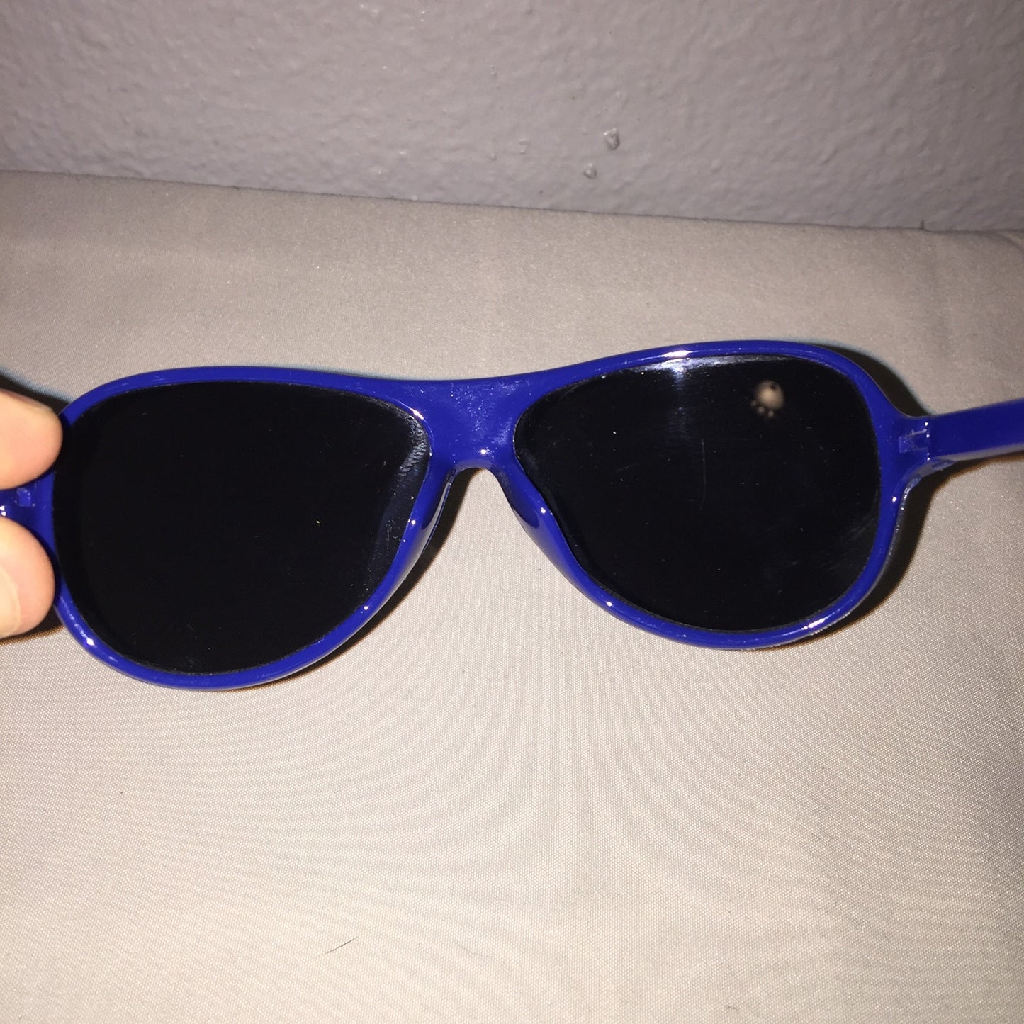 Children's Kid's Blue Aviator Sunglasses Sun Glasses *Used In Good Condition*