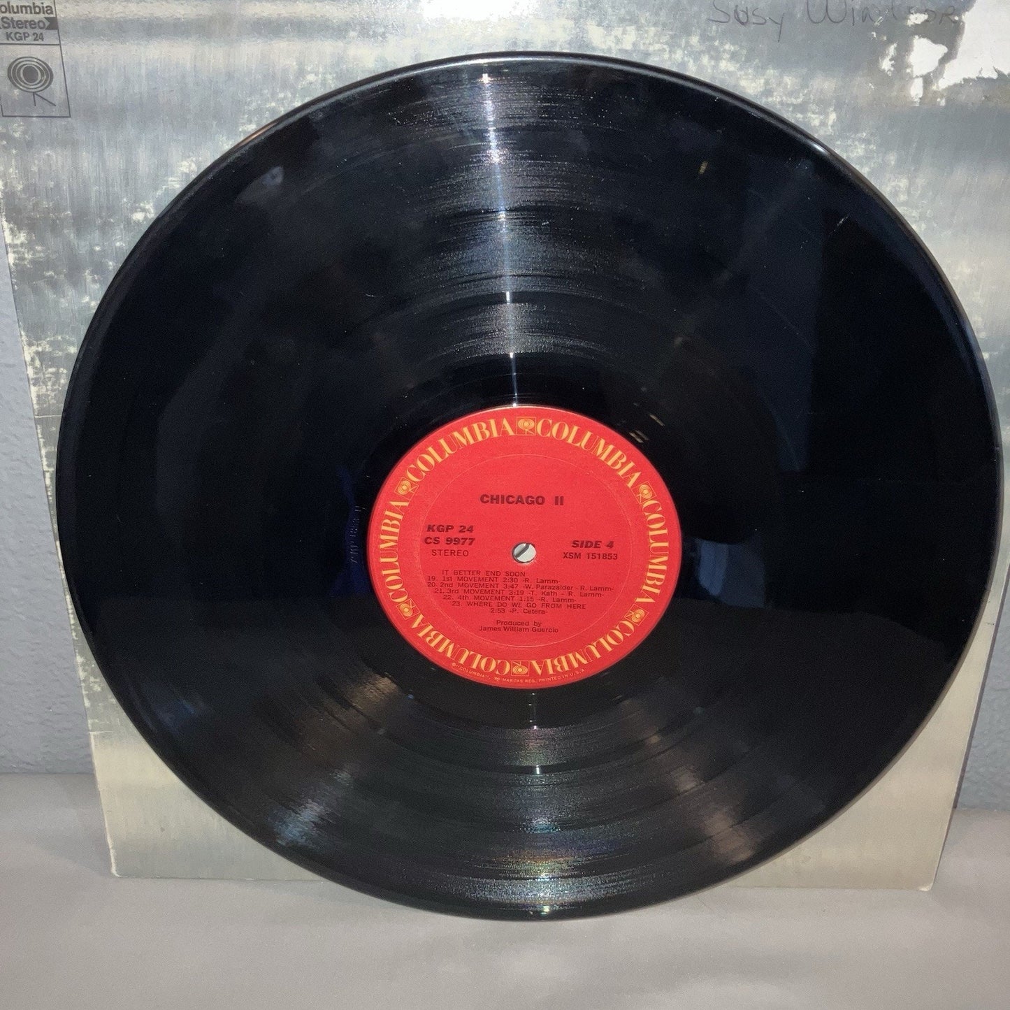 Vinyl Record Chicago II 2 Self Titled Columbia KGP 24 Record Album Vinyl LP