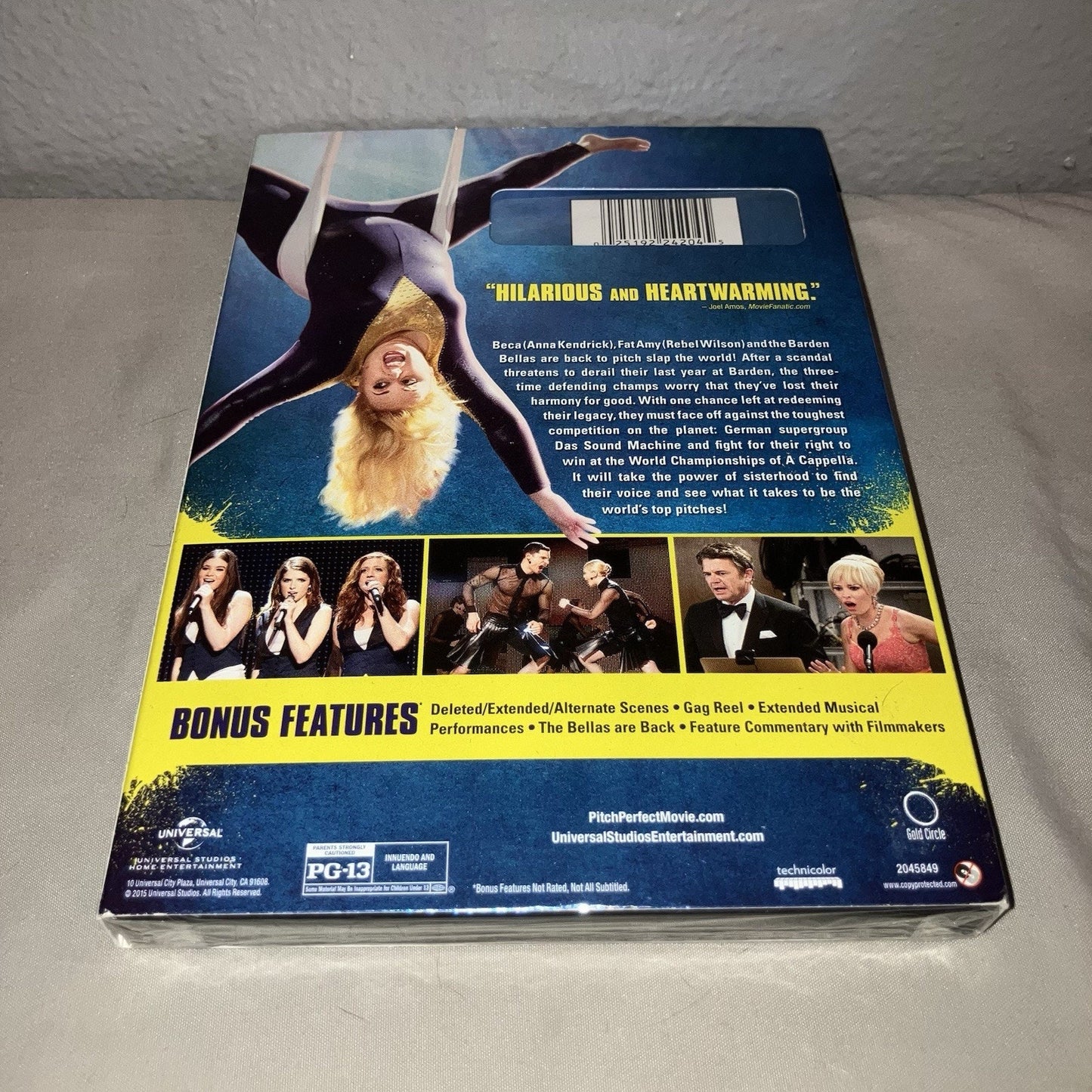 Dvd Sealed New Nwt Pitch Perfect 2 W Slipcover Stars Anna Kendrick Rebel Wilson