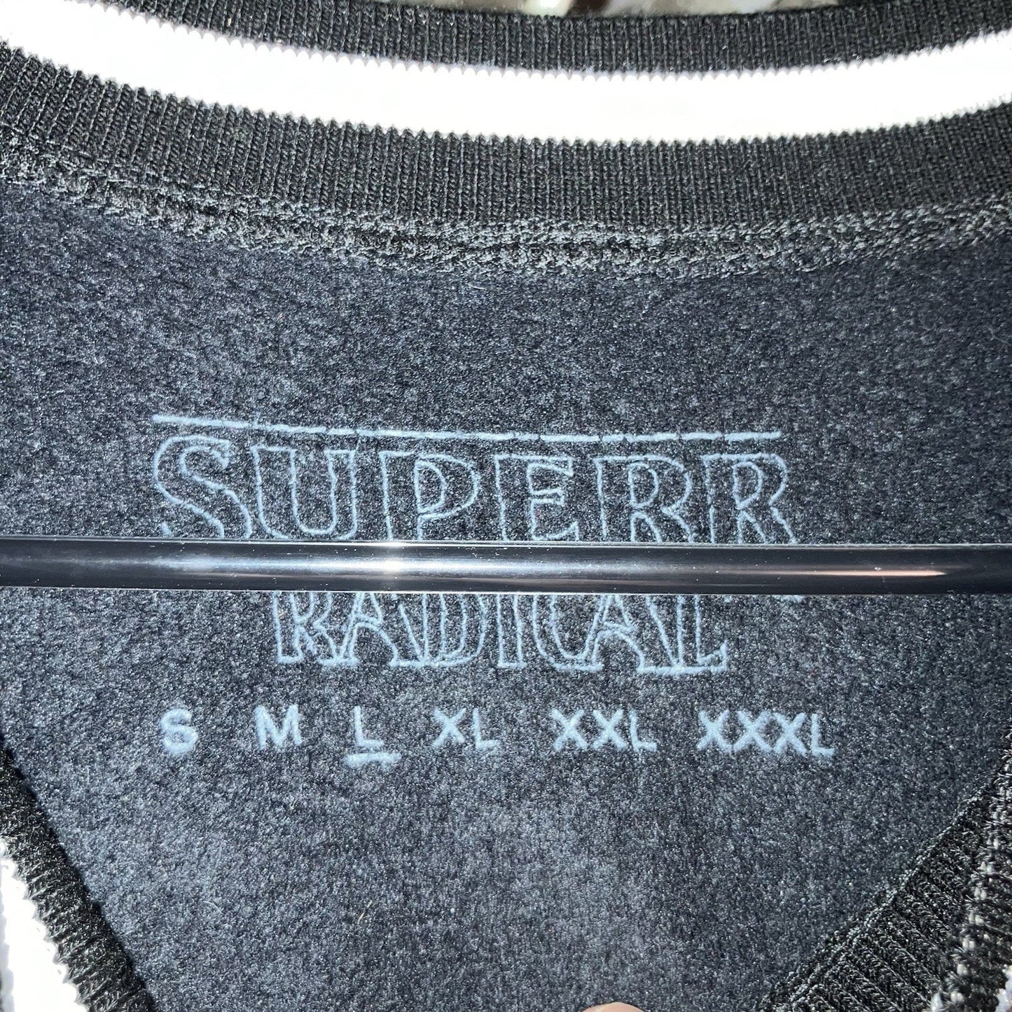 Superrradical Black Large Size Playboy Nirvana Sweatshirt Embroidered Logo Used