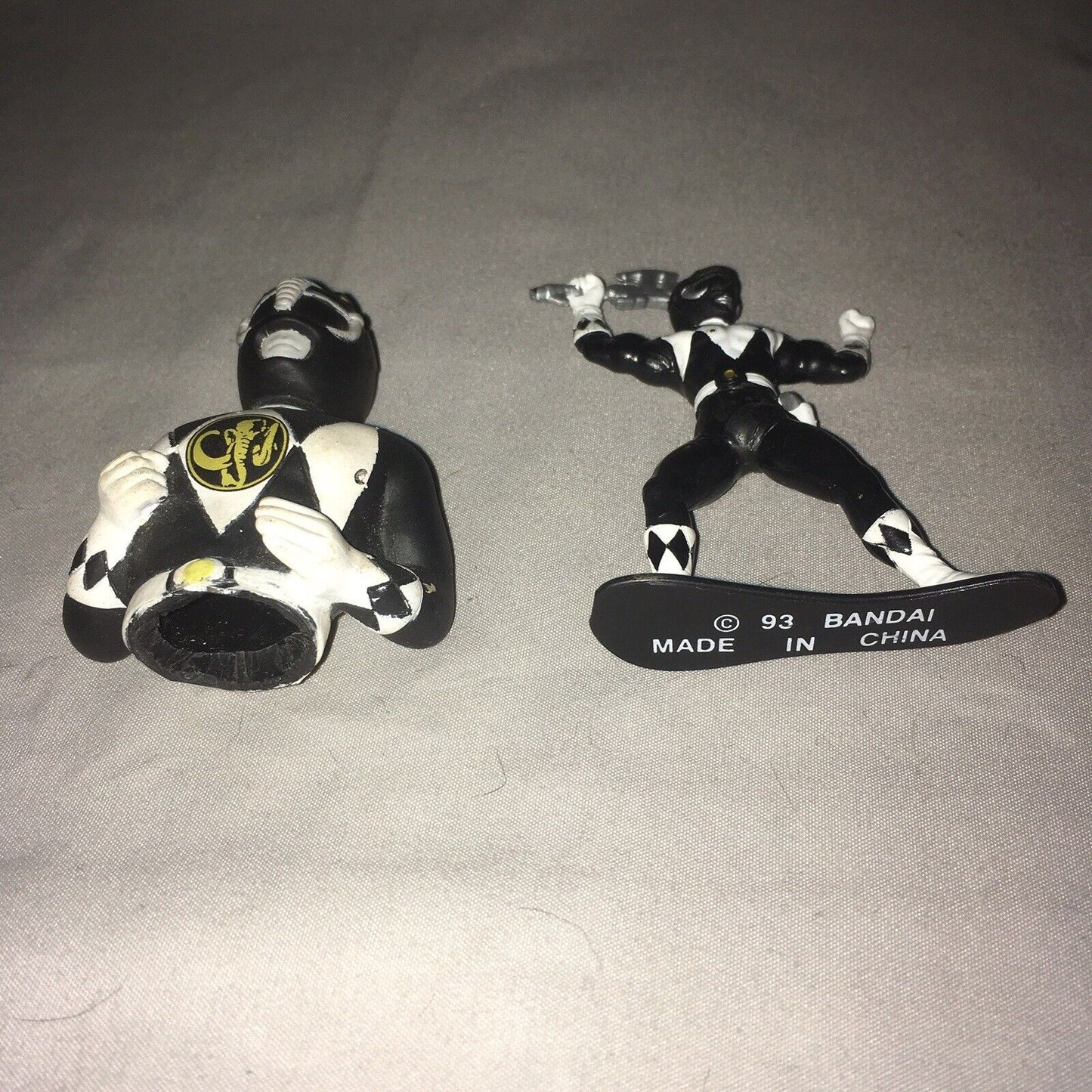 Power Rangers Toy 1993 Cake Topper / 1995 Finger Puppet Vintage Bandai MMPR Lot