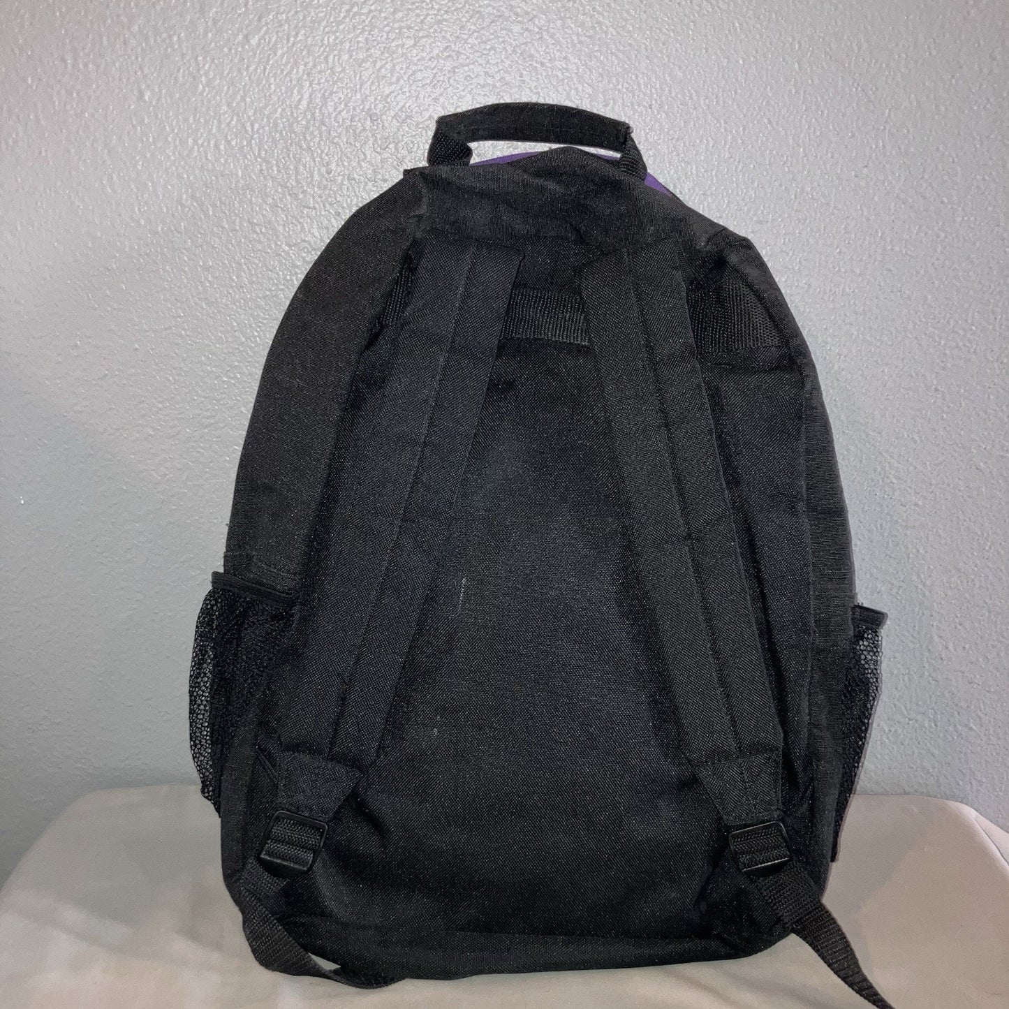 Backstreet Boys Purple Blue Black School Bag Backpack Vintage Used Name Written