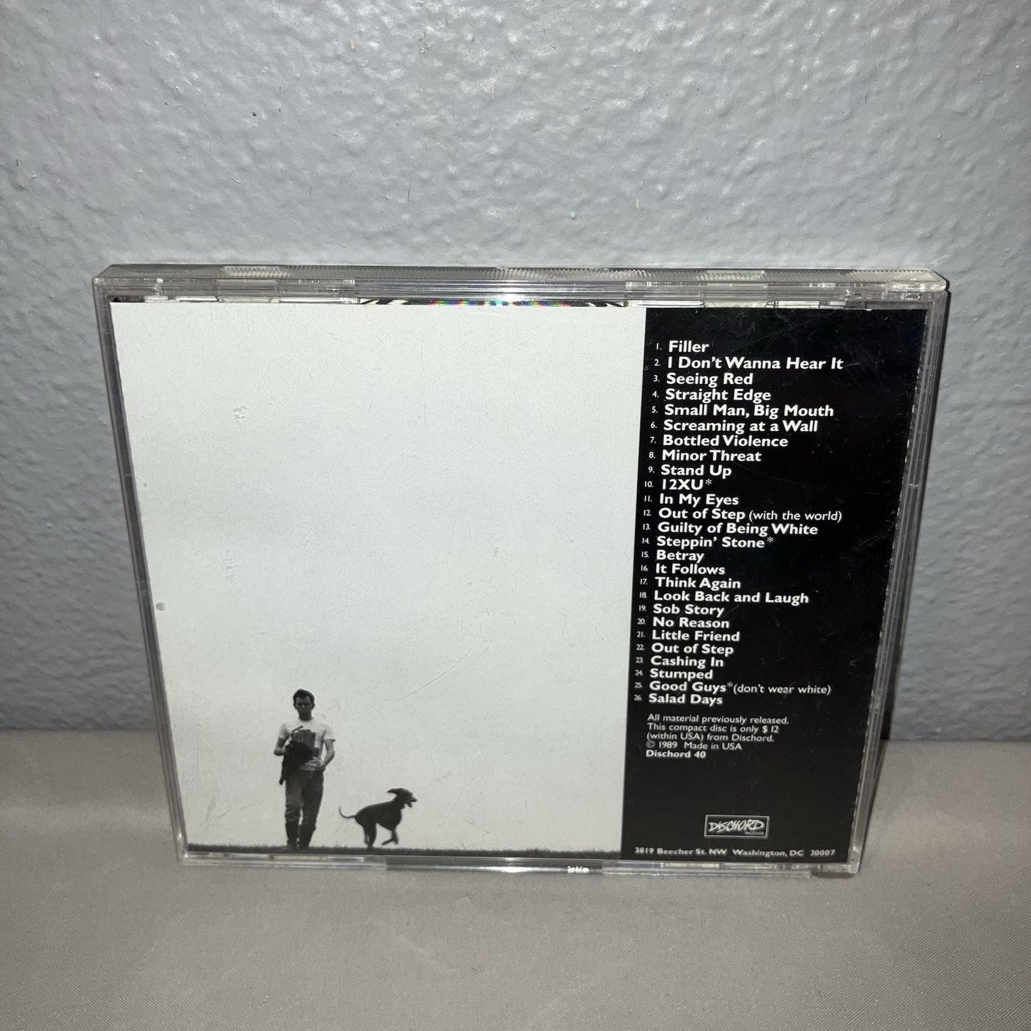 Cd Used Minor Threat Complete Discography Direct Release Promo Hardcore Punk