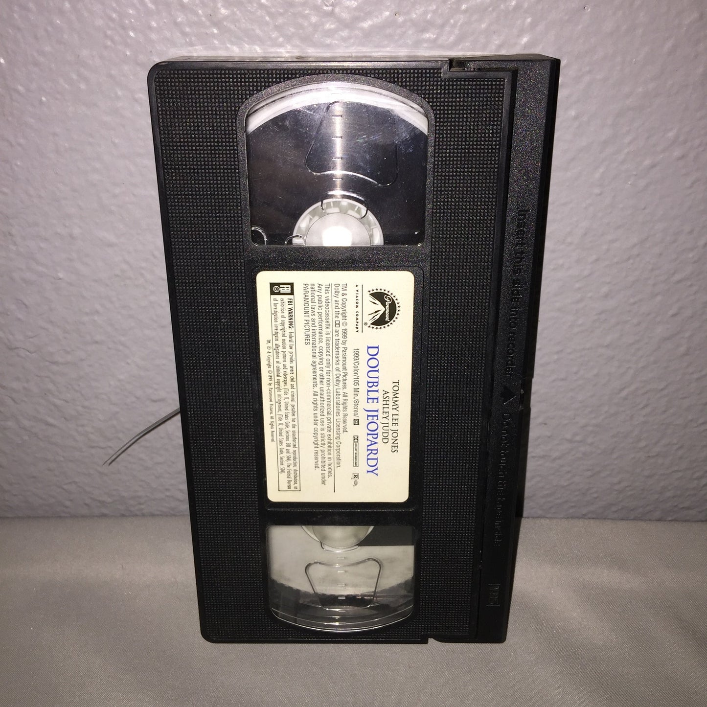 Vhs Used Double Jeopardy Blockbuster Tape Tommy Lee Jones Ashley Judd Thriller