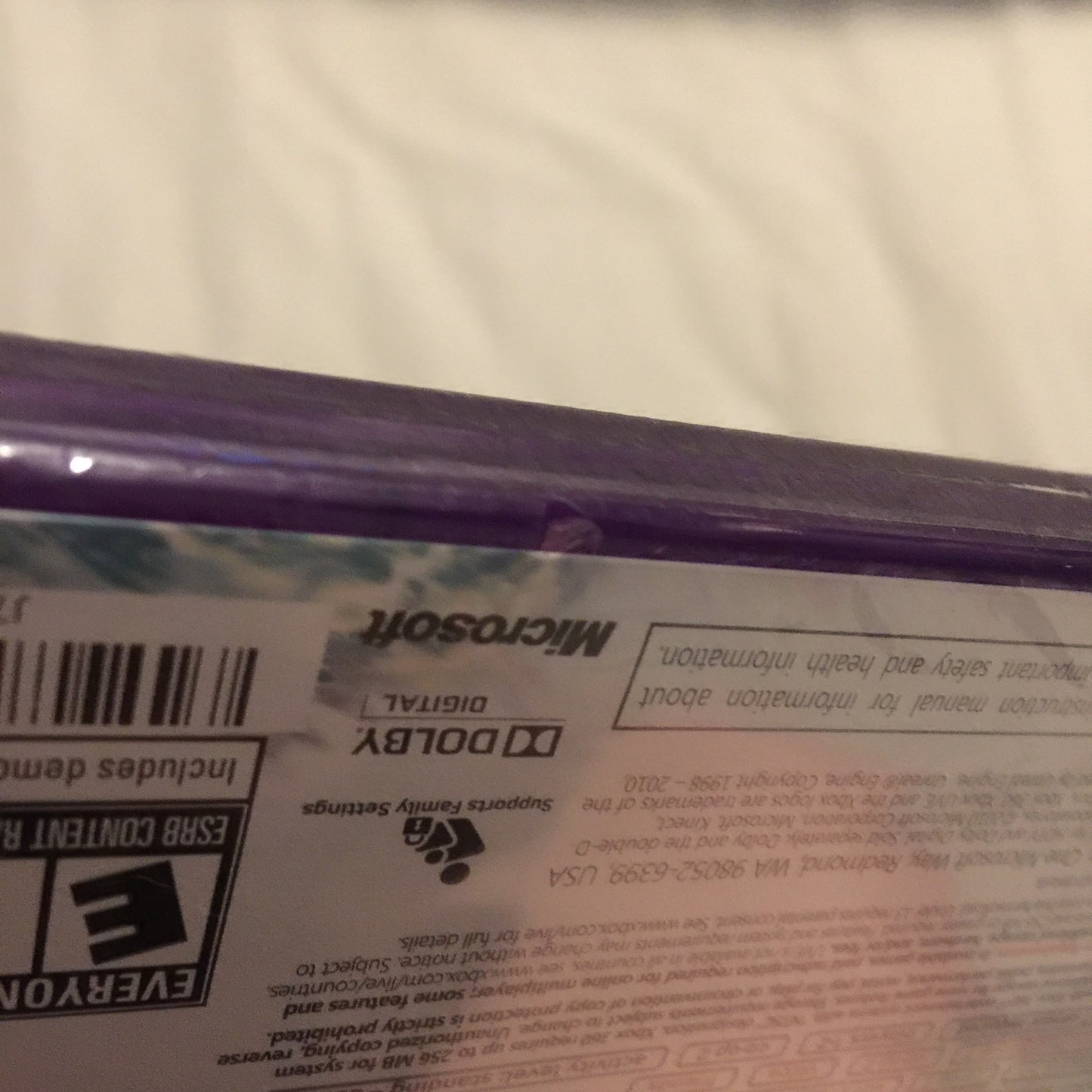 Xbox 360 New Sealed Kinect Adventures / Open Kinect Adventures Enjoy / Collect 1