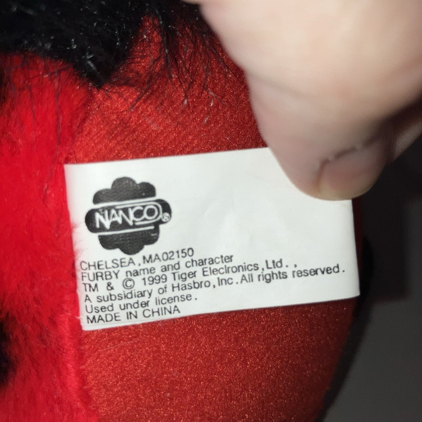 Red Lady Bug Furby 10” Plush Vintage 1999 With Tags *Light Scratches No Hanger*