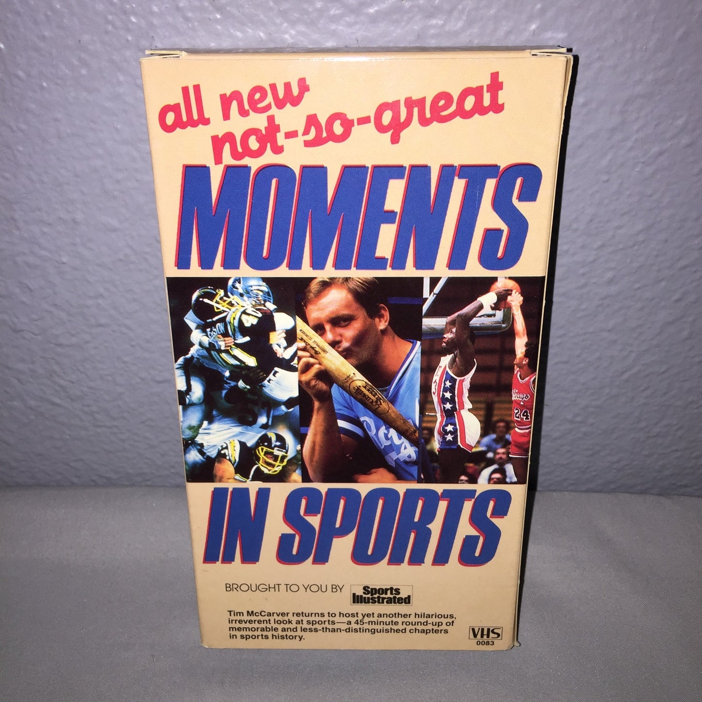 Vhs Used Sports Illustrated Not-So-Great Moments In Sports Tape Hbo Tim McCarver