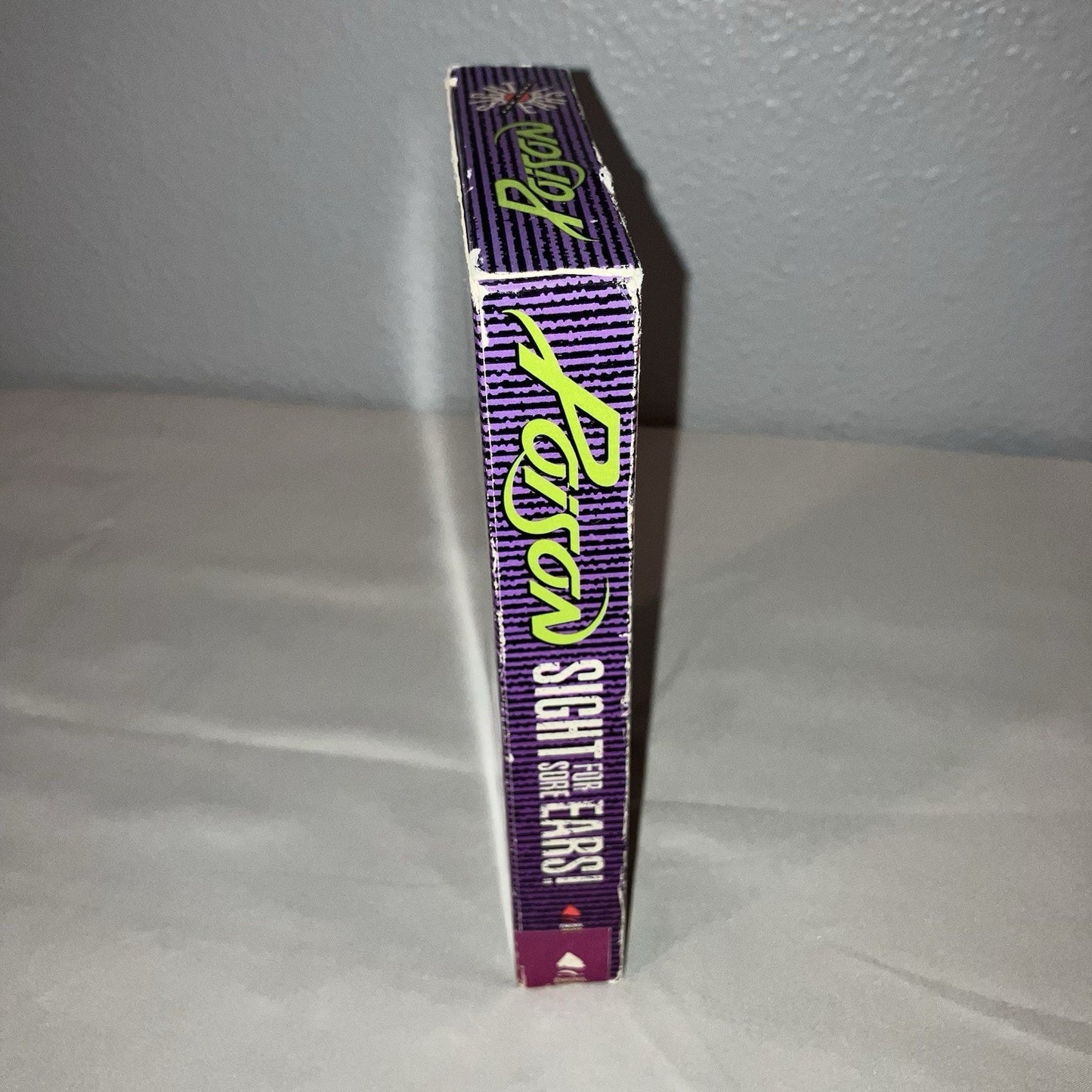 Vhs Used Poison Sight for Sore Ears 1989 Box Beat Up See Pics But Tape Works