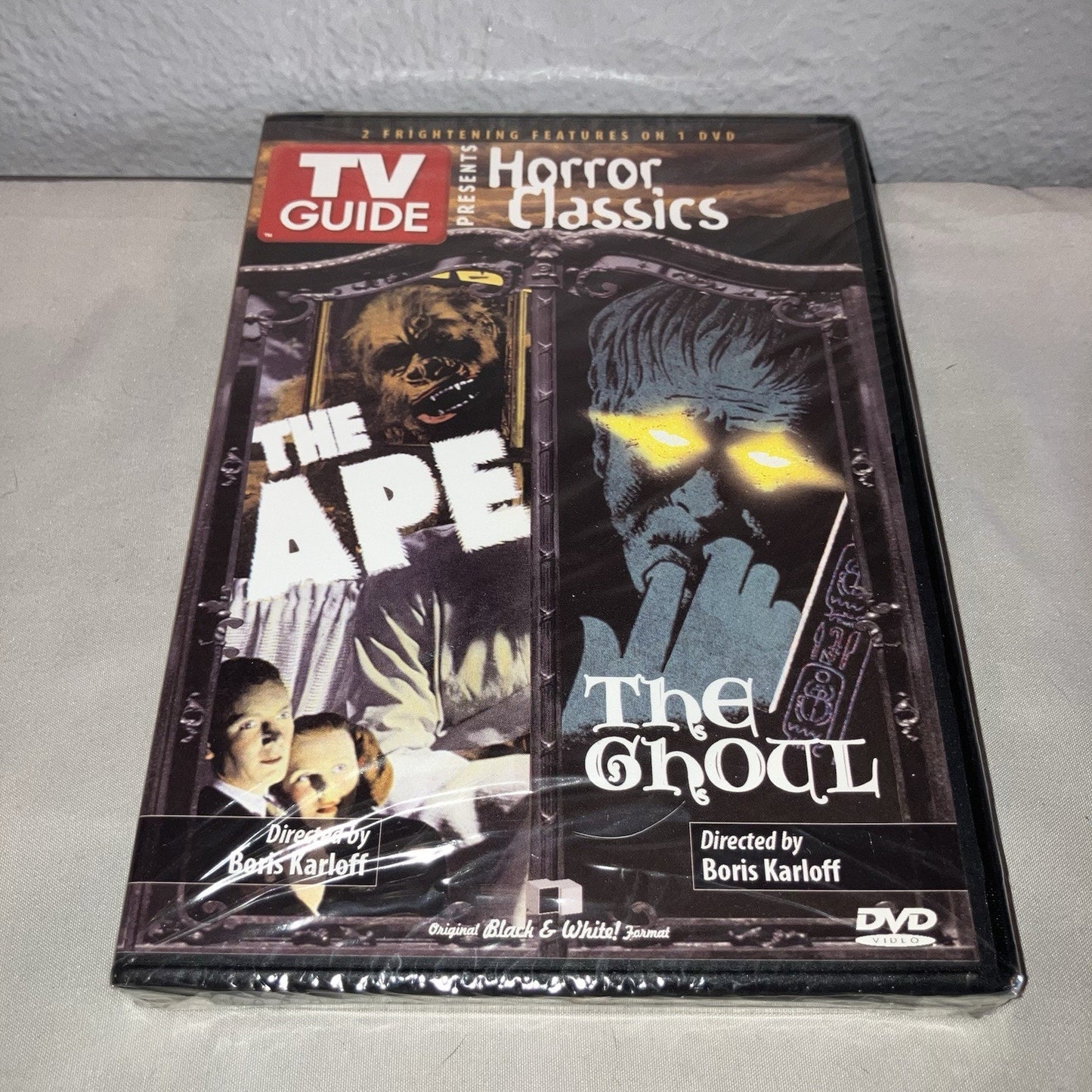 Dvd Sealed New Nwt Horror Classics Double Feature The Ape 1940 / The Ghoul 1934