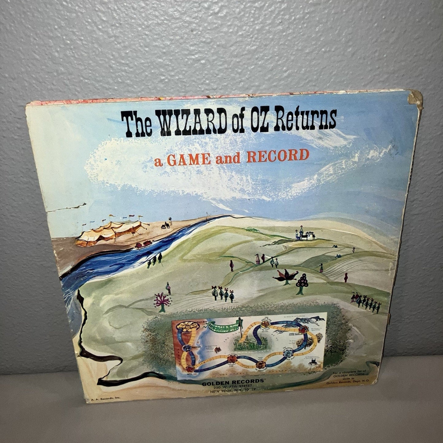 Vinyl Record The Wizard of Oz Returns Album / Board Game *Missing Instructions*