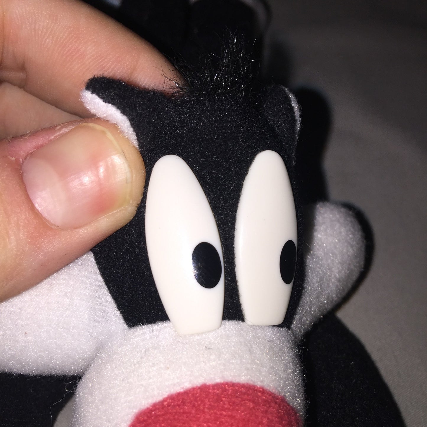 PLUSH Sylvester 1996 Cat Looney Tunes Bean Bag Stuffed Animal Play By Play Brand