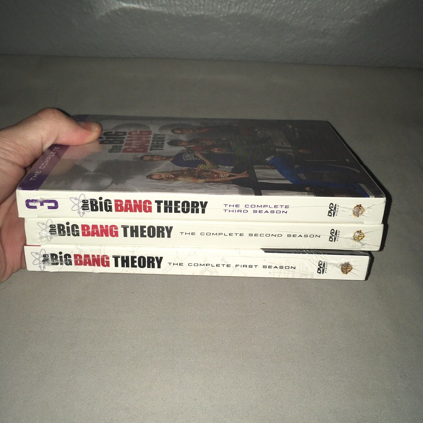 Dvd Sealed New The Big Bang Theory Season 1 / 2 / 3 Lot Jim Parsons Kaley Cuoco