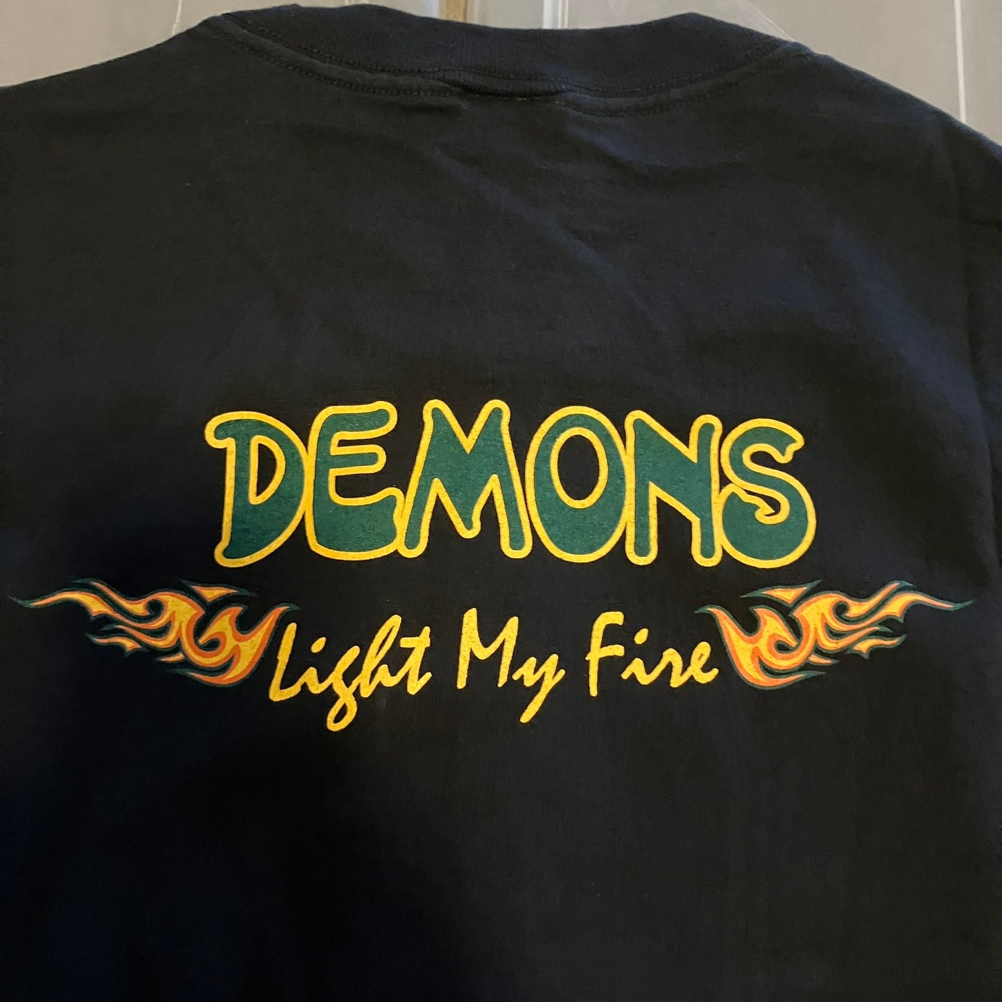 Greenway High School Demons 5 Vtg Large T Lot + New Pin School Mascot *1 T is XL