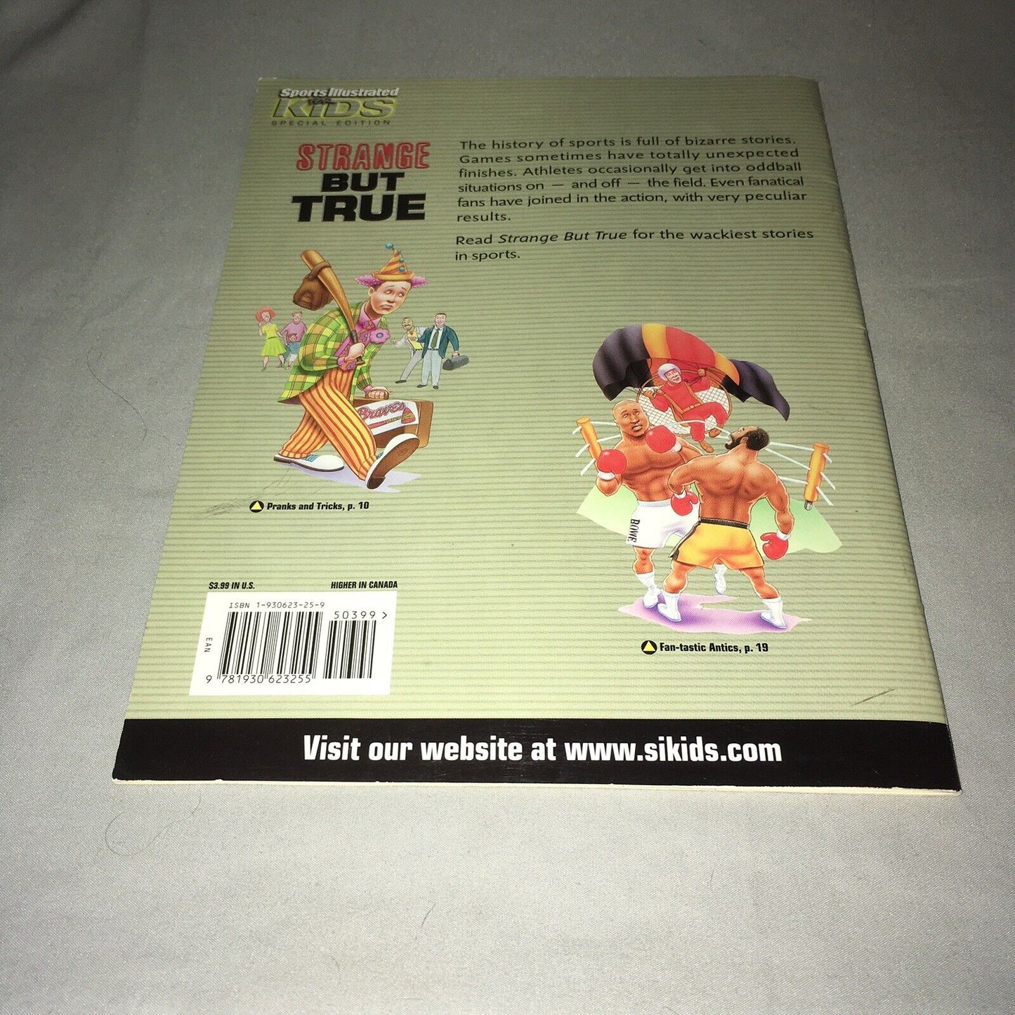 Strange but True Weird Stories from Wacky World of Sports Illustrated 2002 *Used