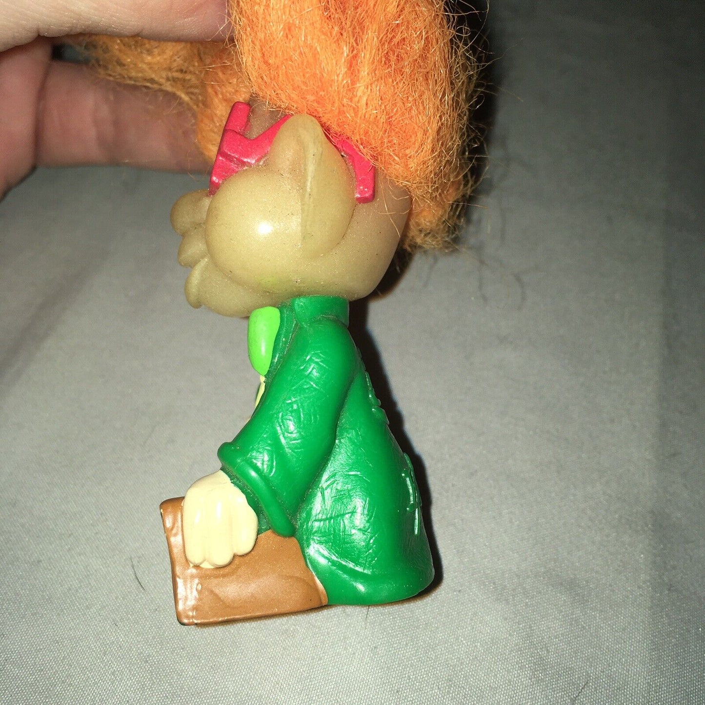 “IQ” Iq Troll Doll Glow in the Dark 1993 BK Kids Club Burger King Figure FF Toy