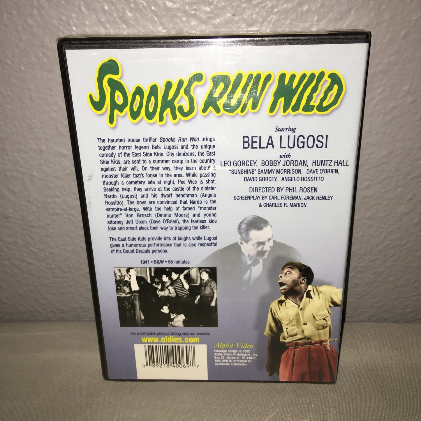 Spooks Run Wild Sealed Dvd / Open Vhs Tape Lot Bela Lugosi Horror Comedy Bundle