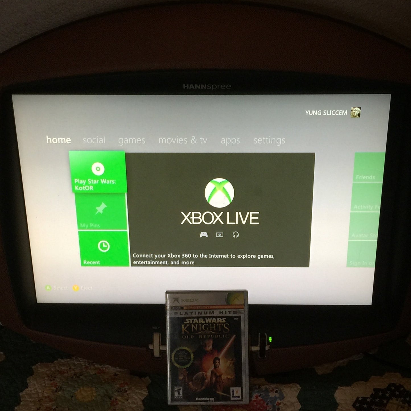 Xbox Star Wars Knights of the Old Republic / The Clone Wars / Tetris Tested Used