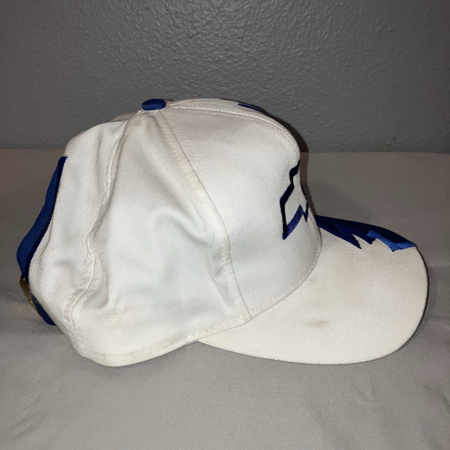 Hat Chevrolet Chevy White Shark Tooth Vintage Adjustable Strapback Baseball Cap