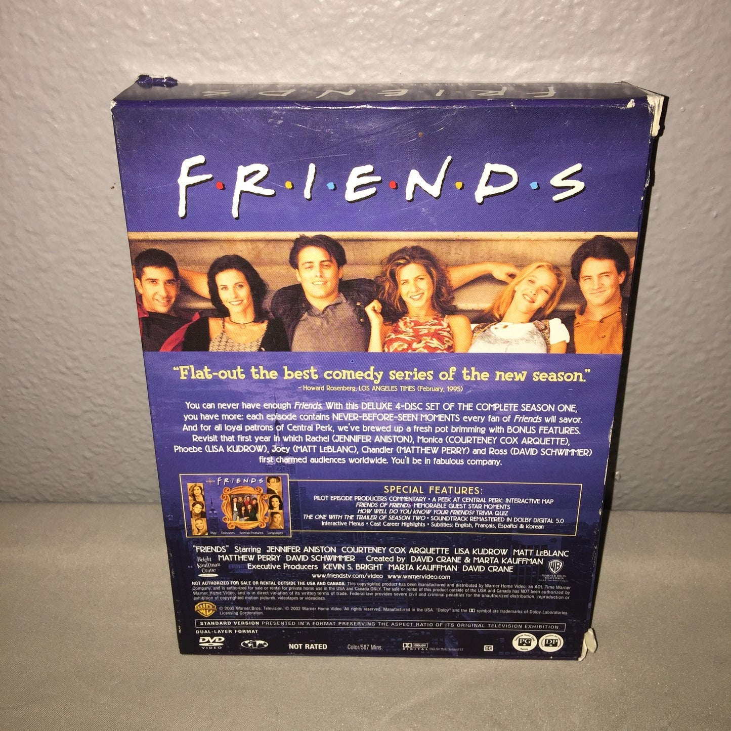 Dvd Used Friends Season 1 First Season *Used Good Condition But Missing Disc 1*