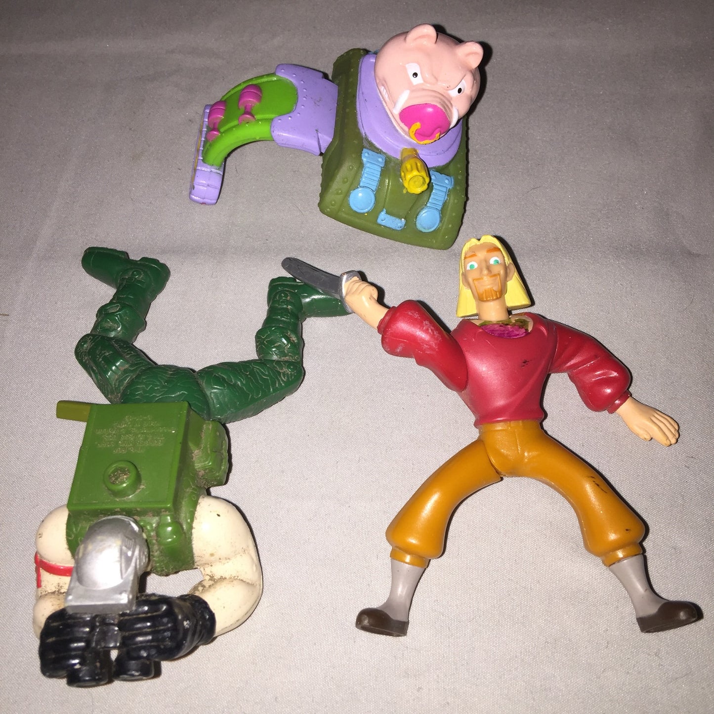 Burger King FF Toy Lot Gargoyles Archie Capital Critters + Various Other Parts