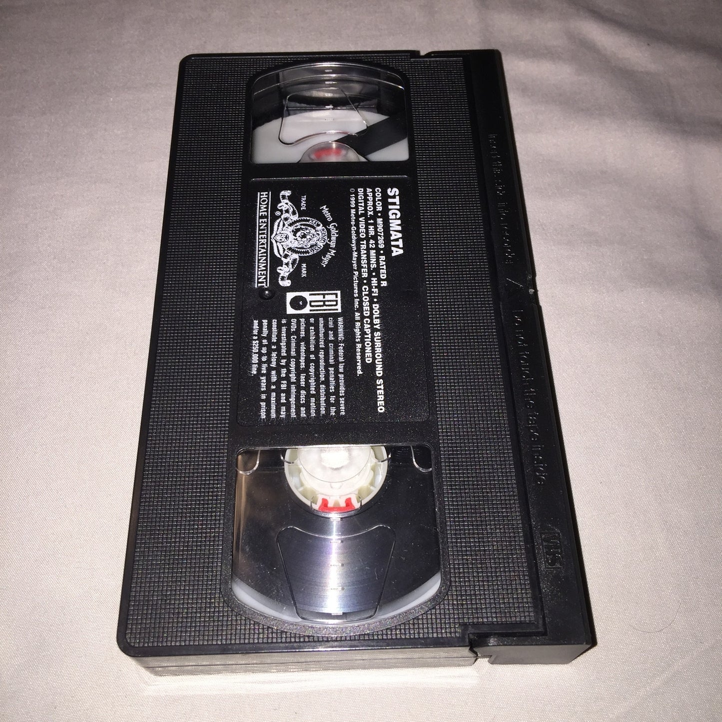 Vhs Used Stigmata 1999 Tape Possession Patricia Arquette Mgm Home Entertainment