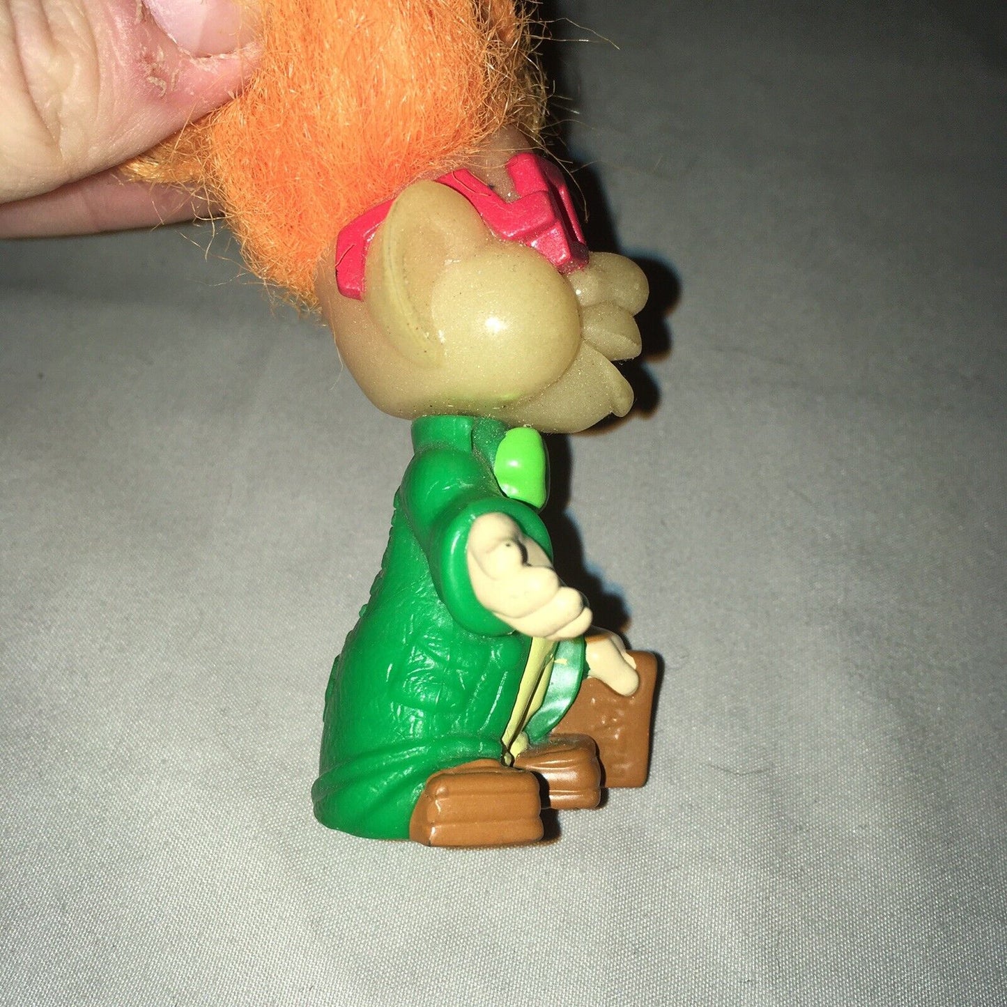 “IQ” Iq Troll Doll Glow in the Dark 1993 BK Kids Club Burger King Figure FF Toy