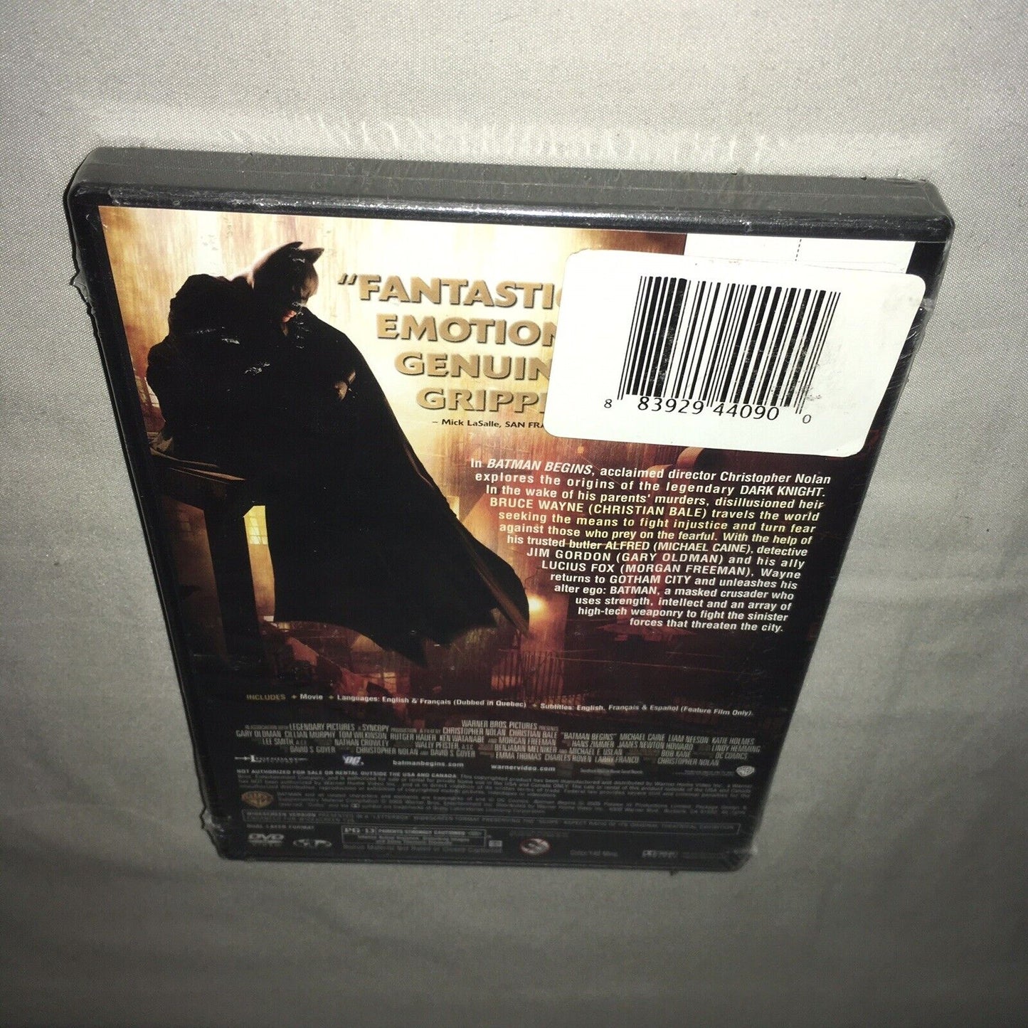 Dvd Sealed New Nwt Batman Begins / Necessary Evil Super Villains Of DC Comics
