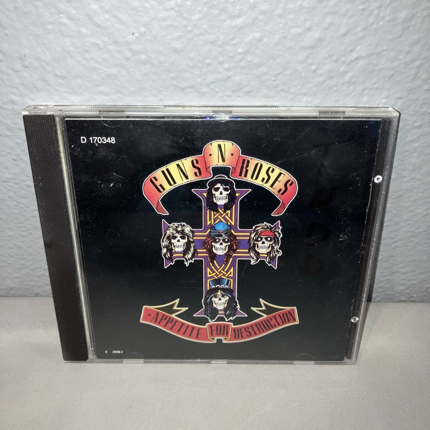 Cd Used Guns N' Roses Appetite For Destruction '87 Missing Back Inlay Track List