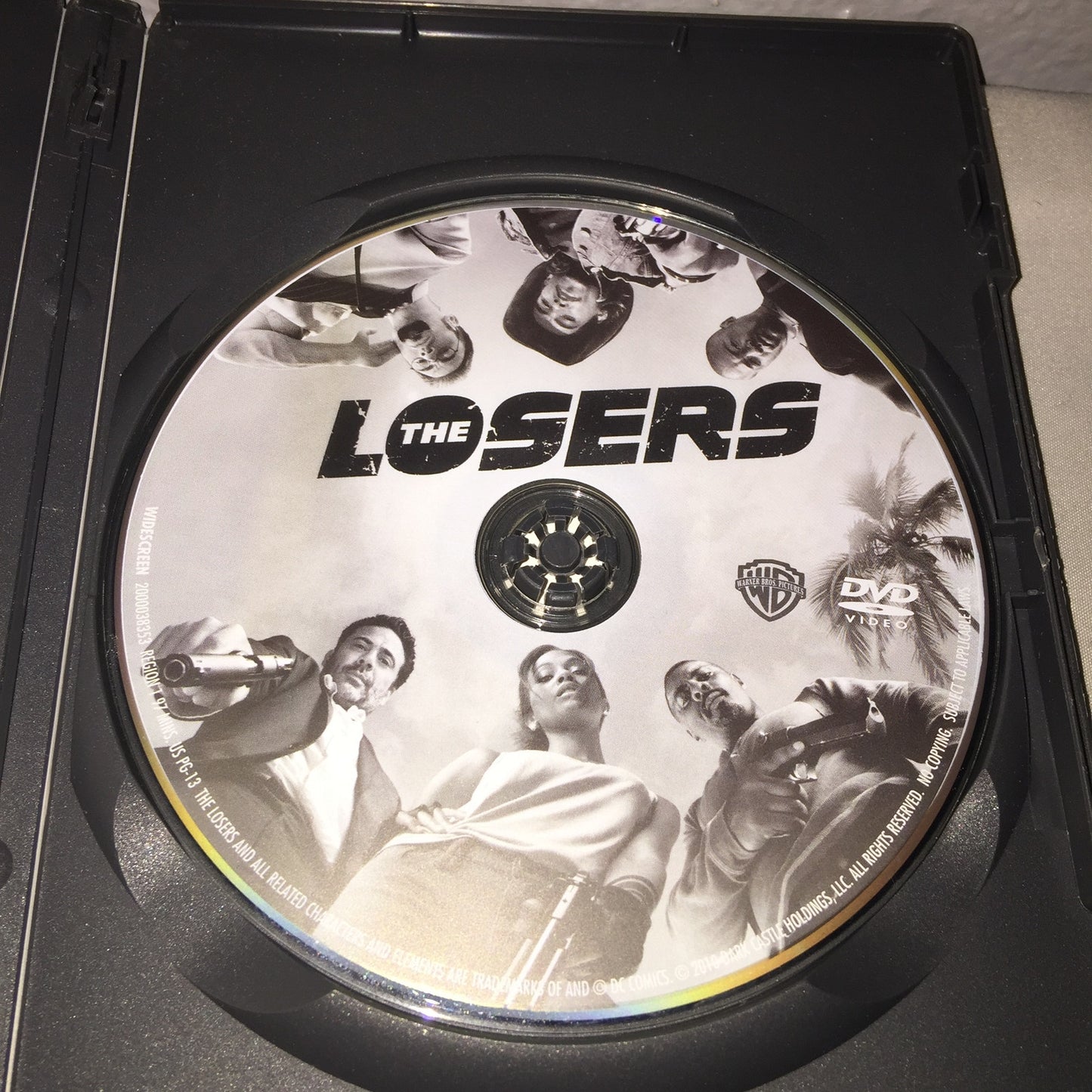Dvd Used The Losers With Special Features Zoe Saldana Chris Evans Idris Elba