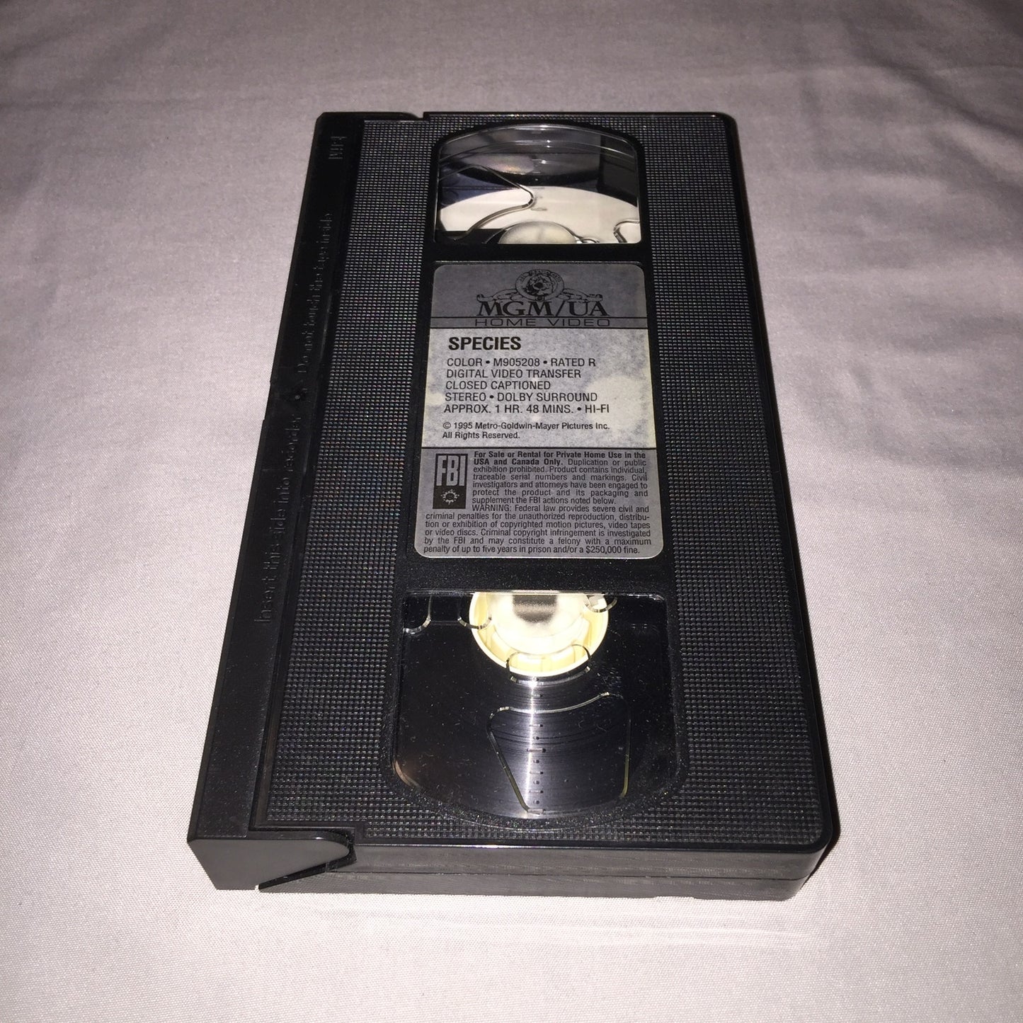 Vhs Used Species 2 Different Special Collector's Edition Tape Lot H.R. Giger Lot