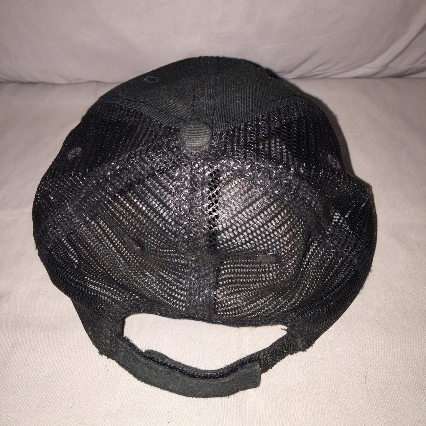 Sap Concentrate Brand Promo Strapback Hat Webbed Back Distressed Cap Great Shape