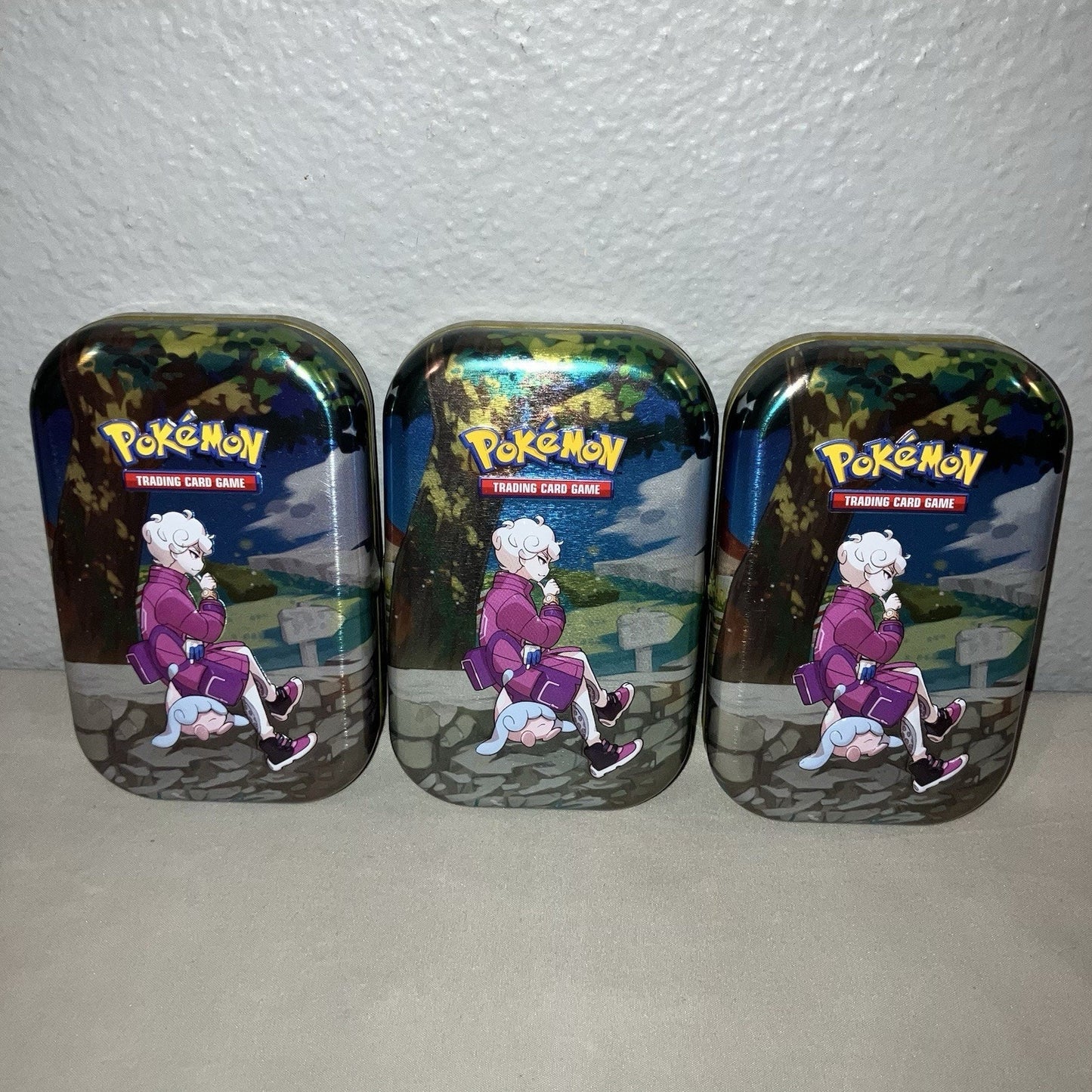 Bede & Hatenna 3 Pokemon Crown Zenith Mini Tin Lot *No Art / No Coin / No Packs*