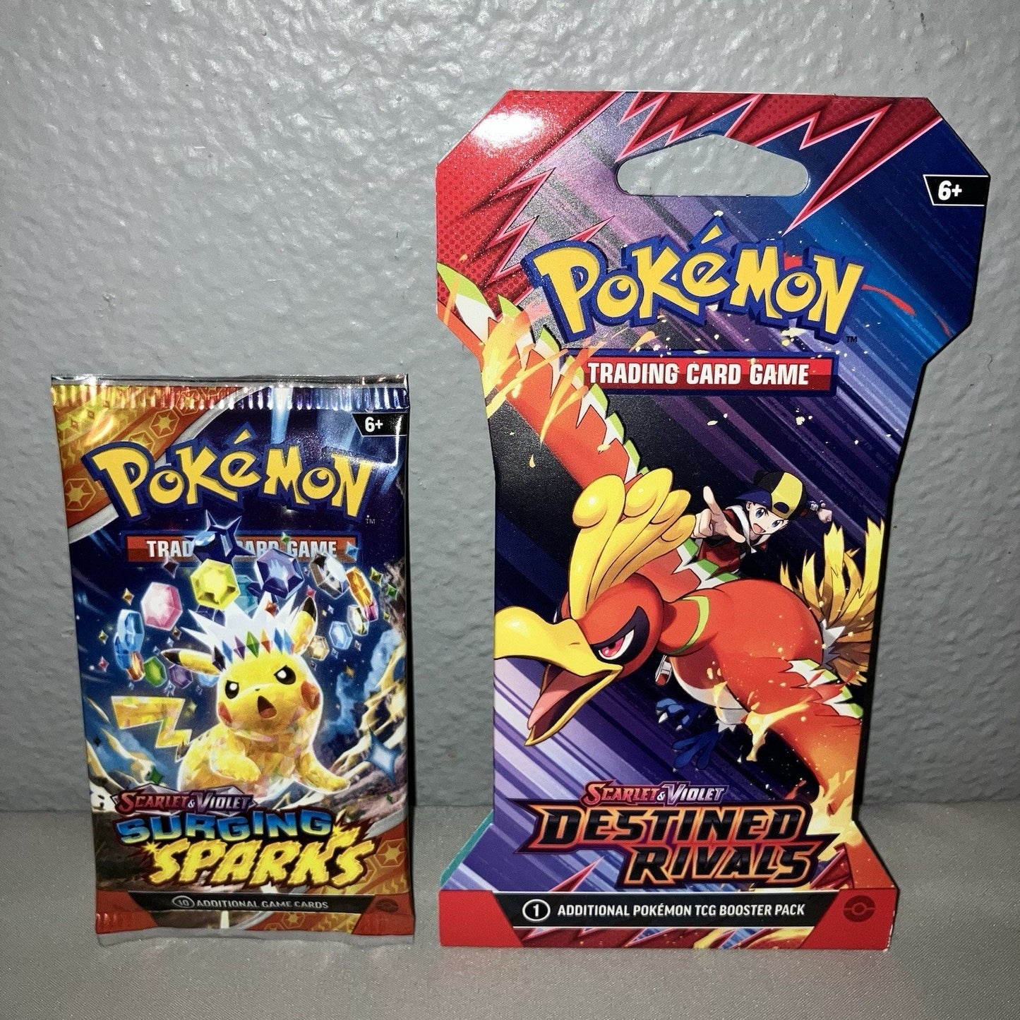 Pokemon DR Mewtwo Tin PE Surprise Box 2 PF Tech Sticker Trick Or Trade 35 Pk + 2