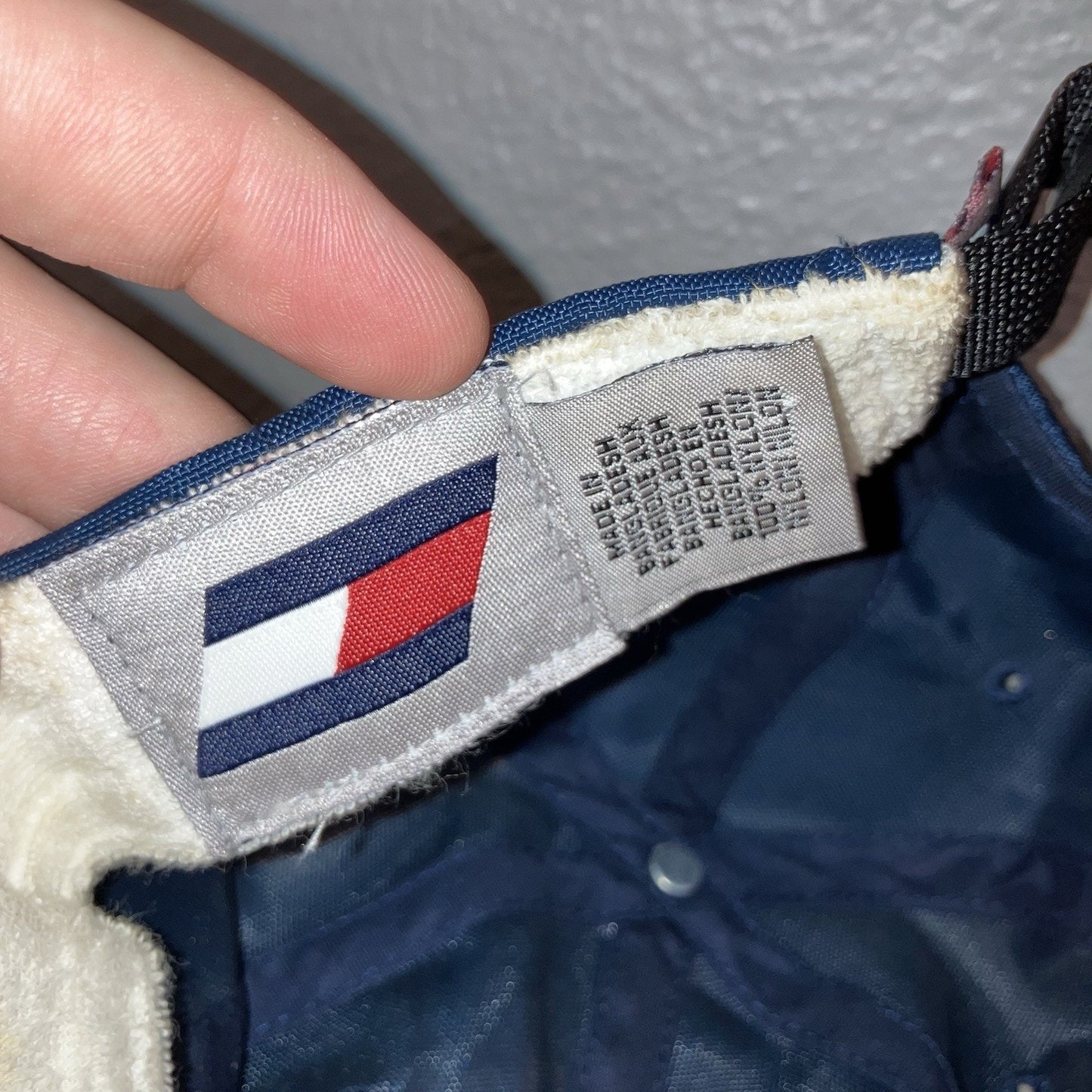 Hat Tommy Hilfiger Athletics Rare Vintage Adjustable Strapback Strap Cap Used