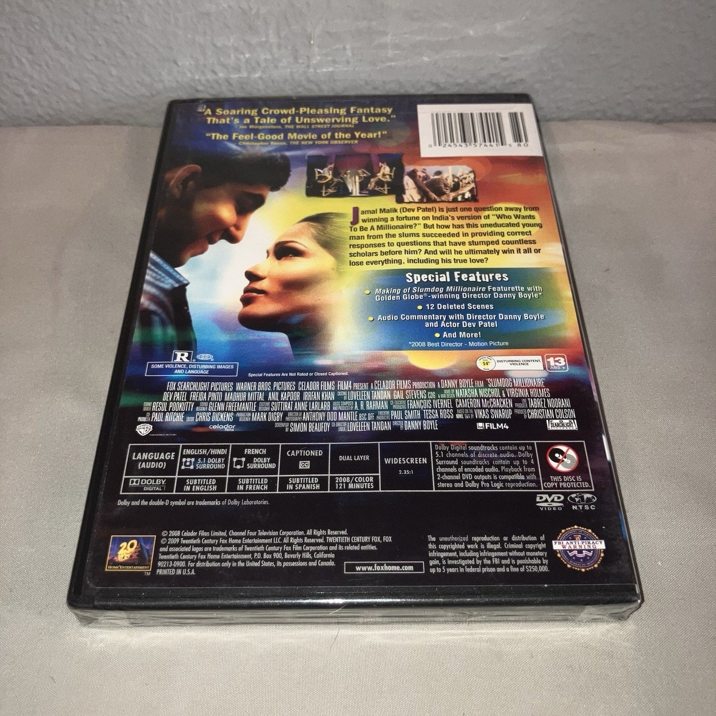Dvd Sealed New Nwt Slumdog Millionaire 2009 Widescreen With Special Features