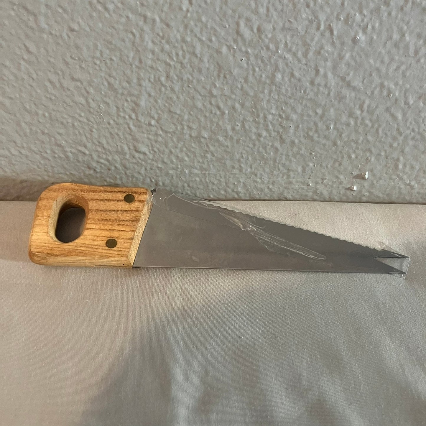 Vintage Novelty Bartender Hoffritz Food Grade Stainless Steel Cheese Blade Saw