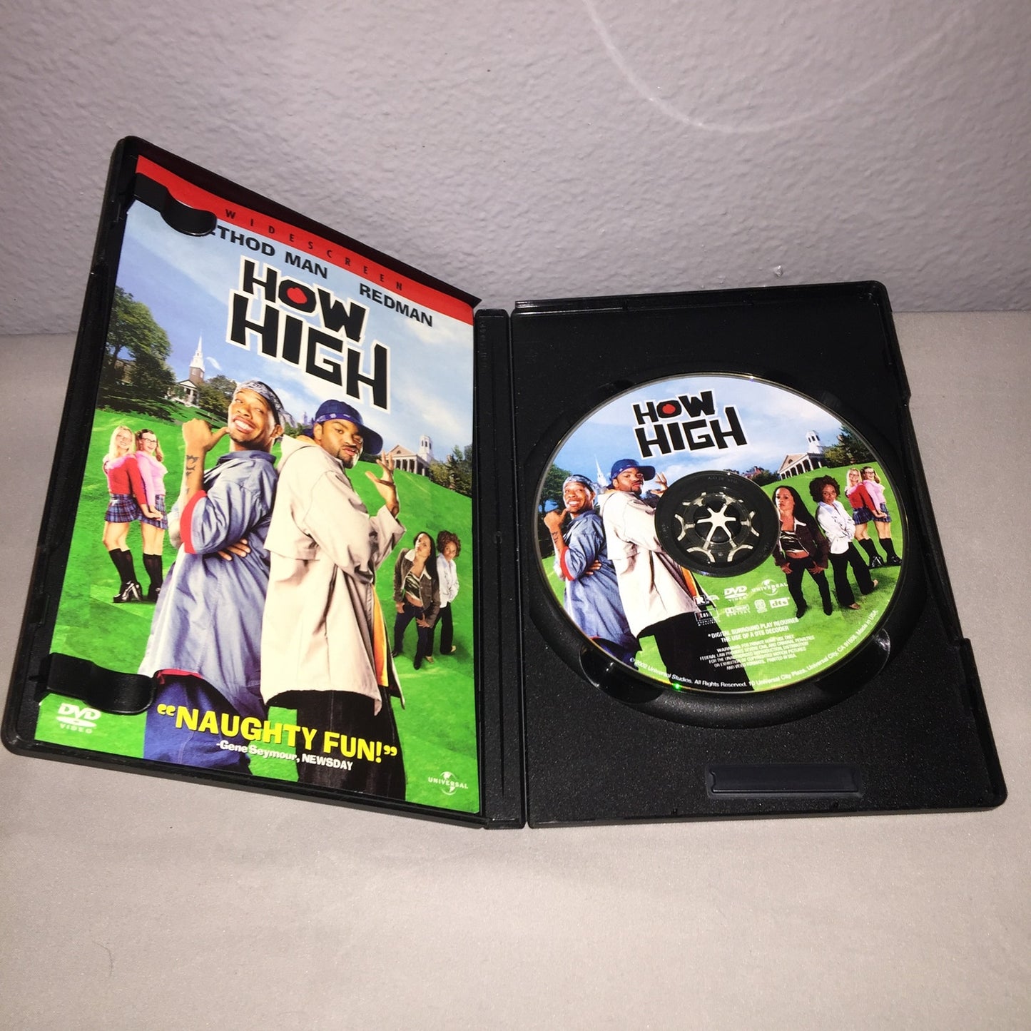 Dvd Used How High Widescreen Starring Method Man And Redman By Universal Studios