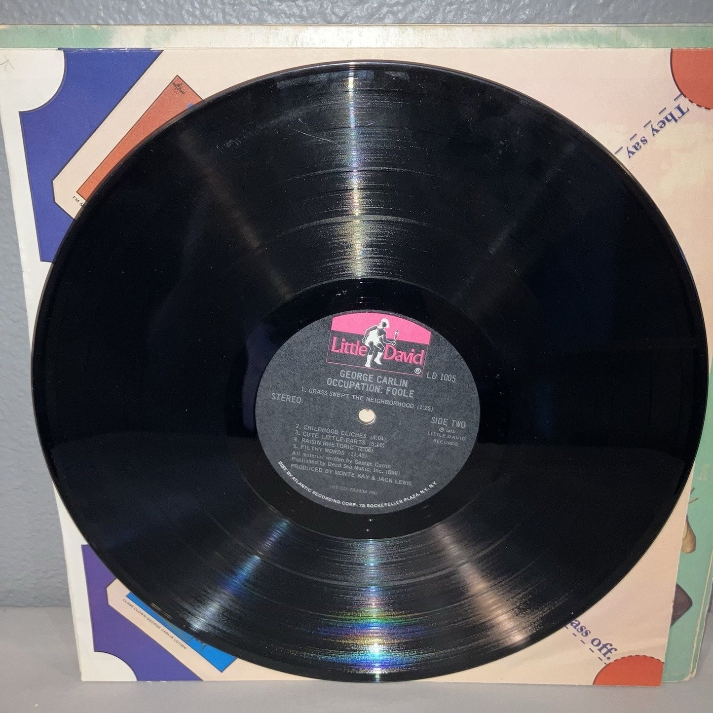 Vinyl Record George Carlin Class Clown / Occupation: Foole 70s Comedy Bundle Lot
