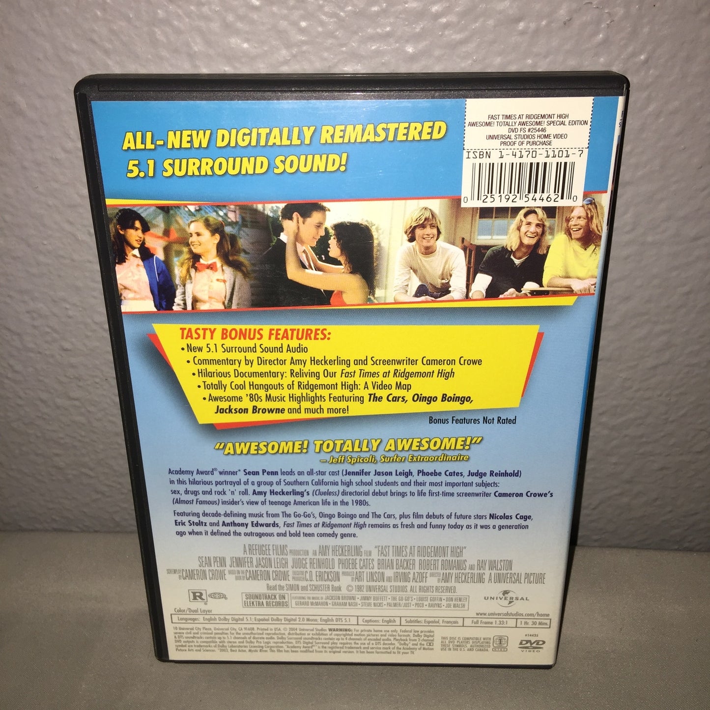 Dvd Used Fast Times At Ridgemont High Special Edition *Everything In Great Shape
