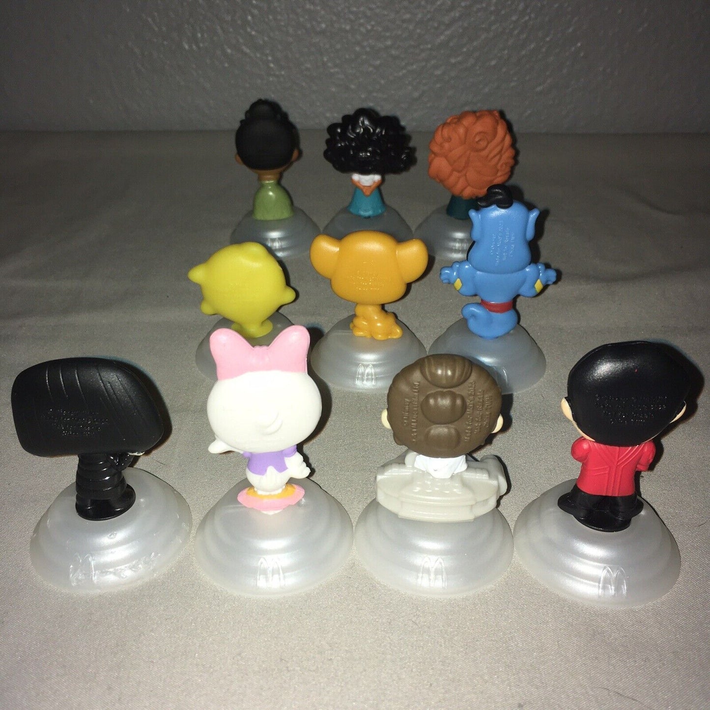 Disney 100th Anniversary McDonald's Happy Meal FF Toy Figures Lot Of 10 Bundle
