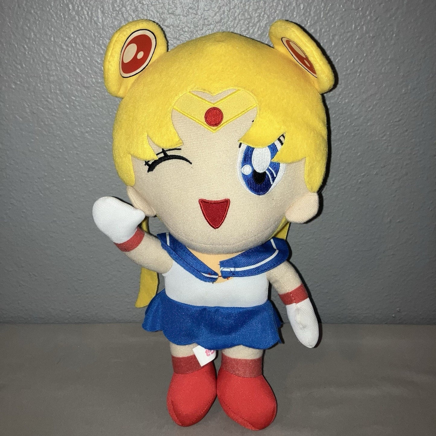 Sailor Moon Winking 2008 Stuffed Plush Toy Doll Fw Japan Japanese Brand *Damaged
