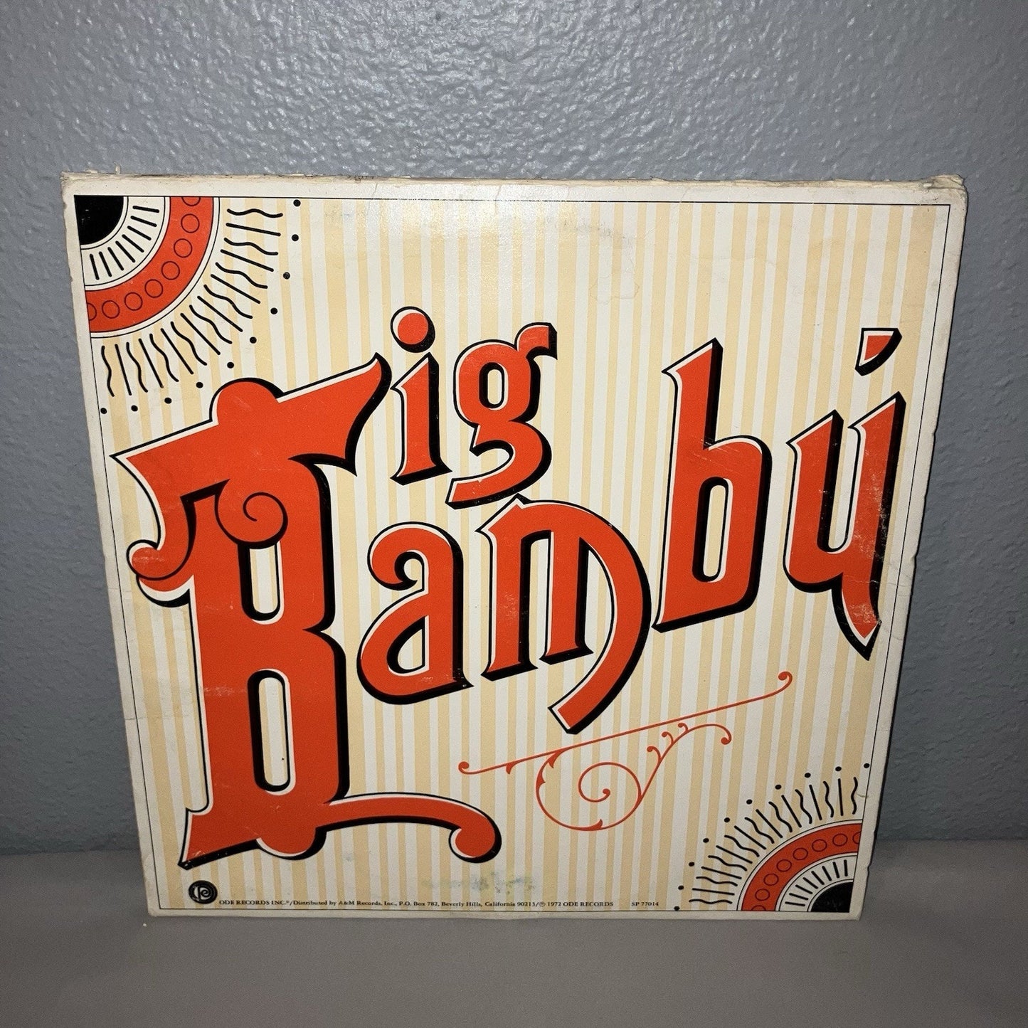 Vinyl Record Cheech And Chong Big Bambu LP 1972 *No Rolling Paper Included!
