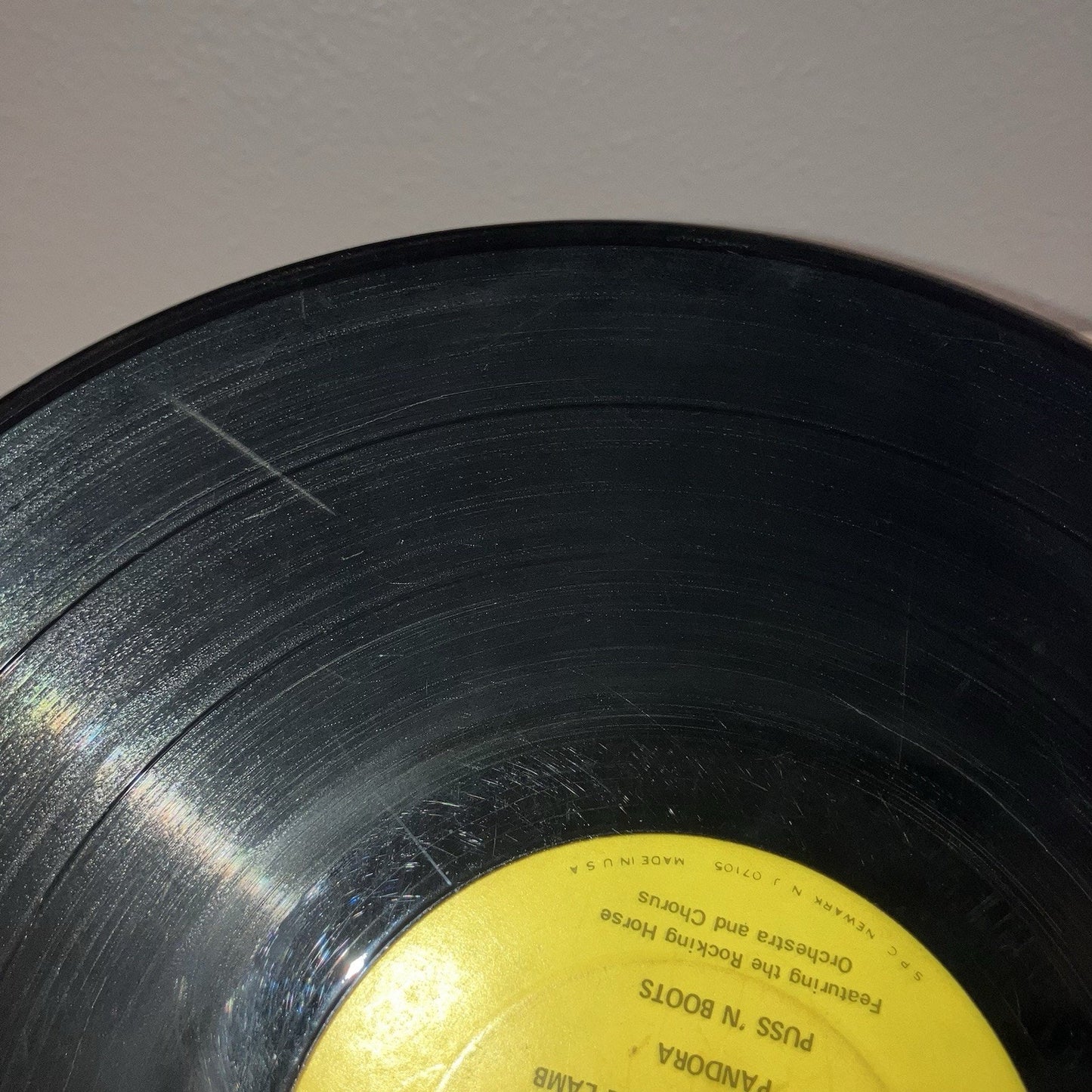 Vinyl Record Rocking Horse Records Mary Had A Little Lamb Puss N Boots Rapunzel
