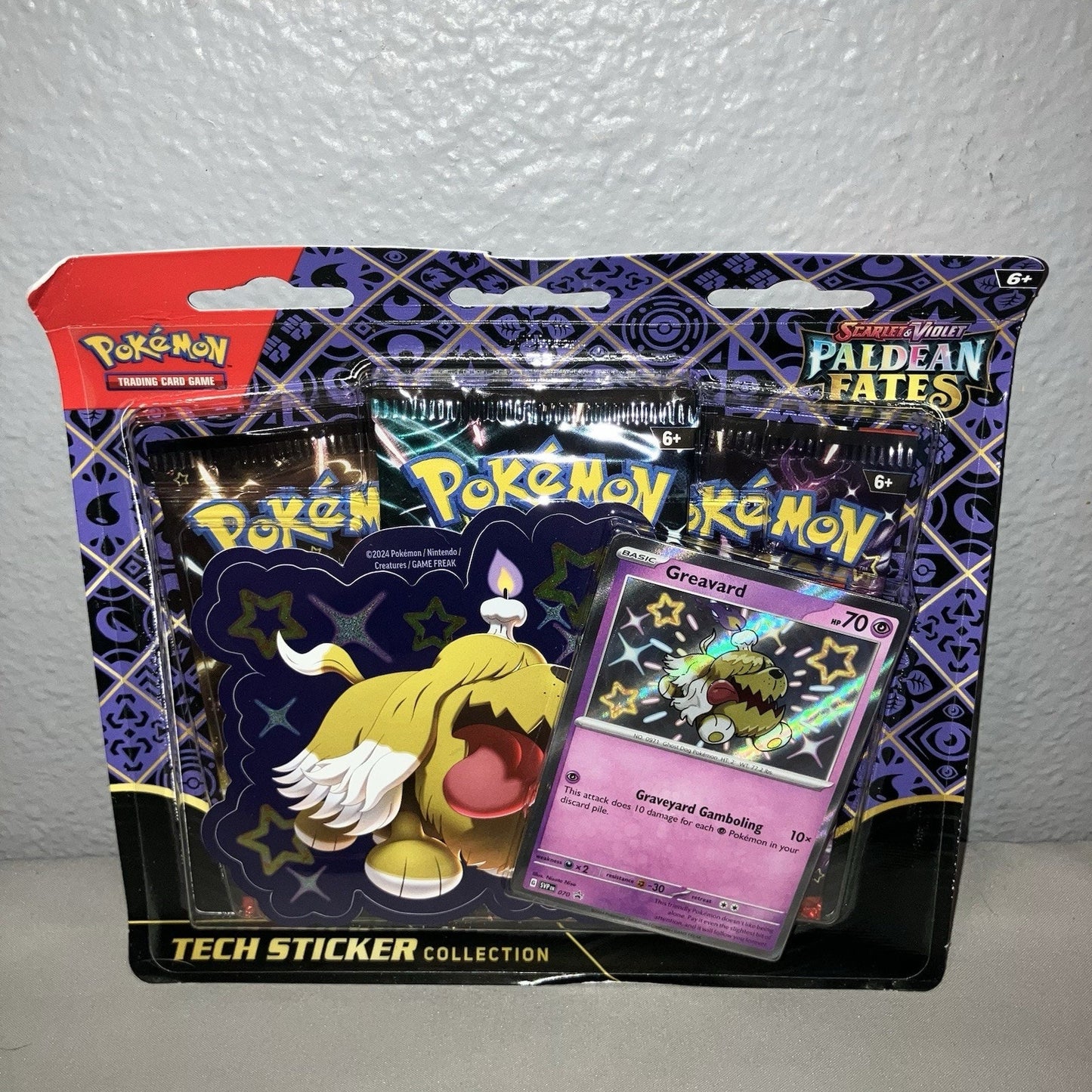 Pokemon DR Mewtwo Tin PE Surprise Box 2 PF Tech Sticker Trick Or Trade 35 Pk + 2
